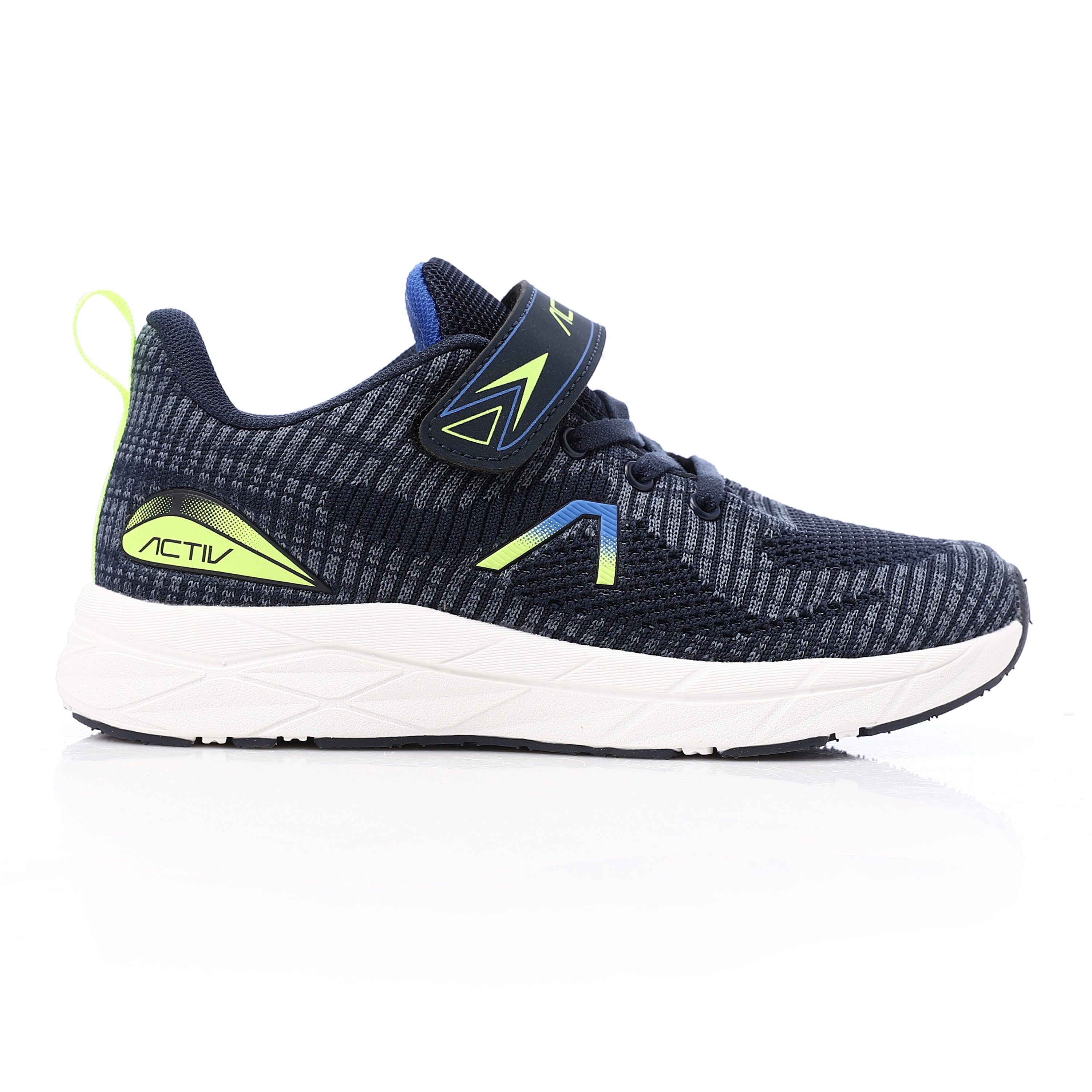 ACTIV KIDS FASHION VELCRO SHOE - NVY & GREN