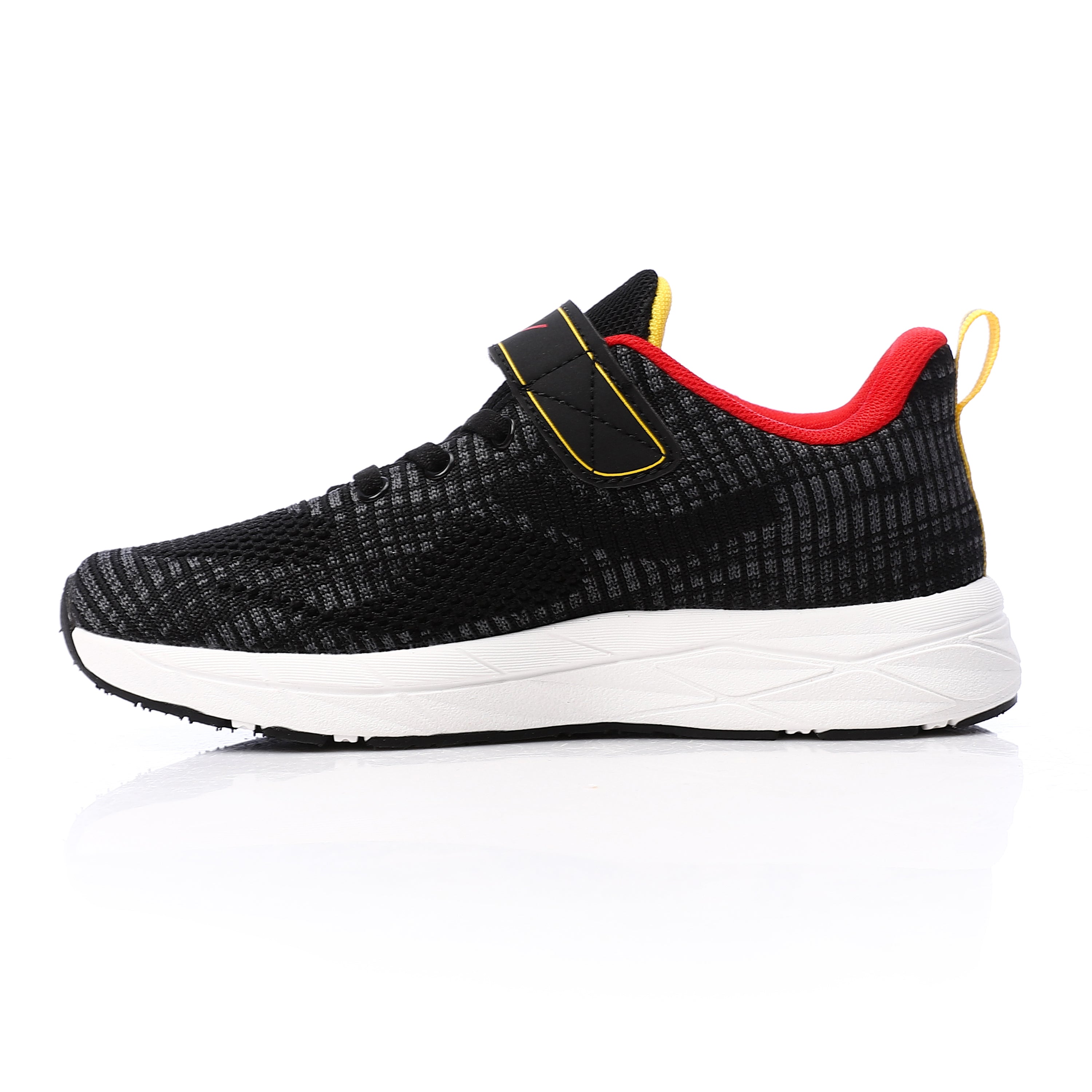 ACTIV KIDS FASHION VELCRO SHOE - BLK & RED