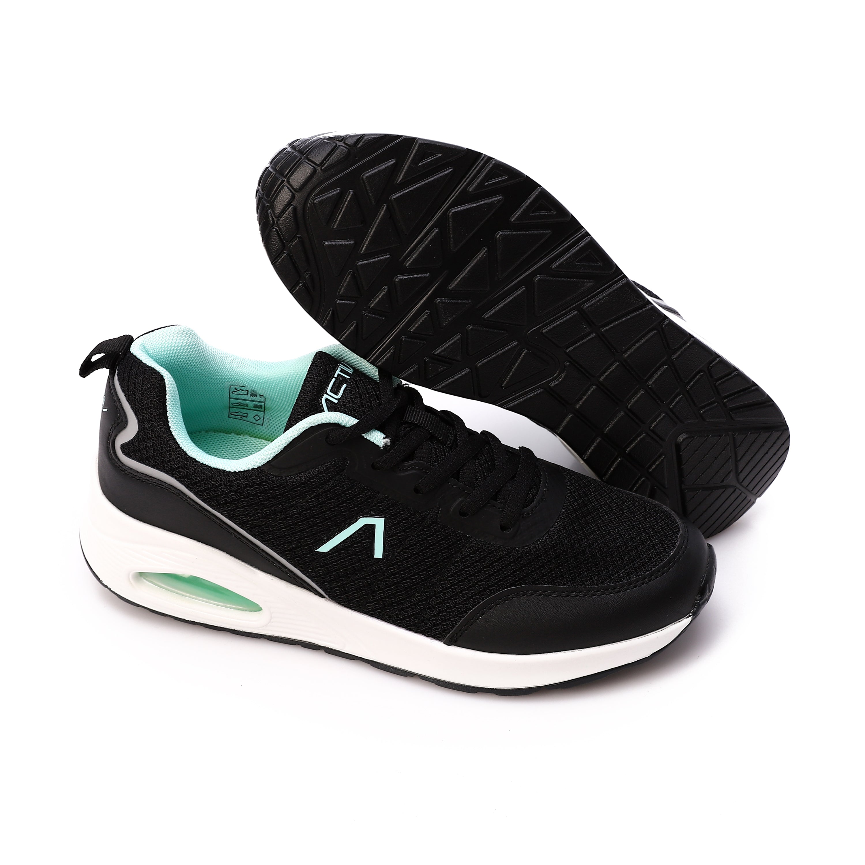 ACTIV WOMEN'S SHOES - BLK & MINT