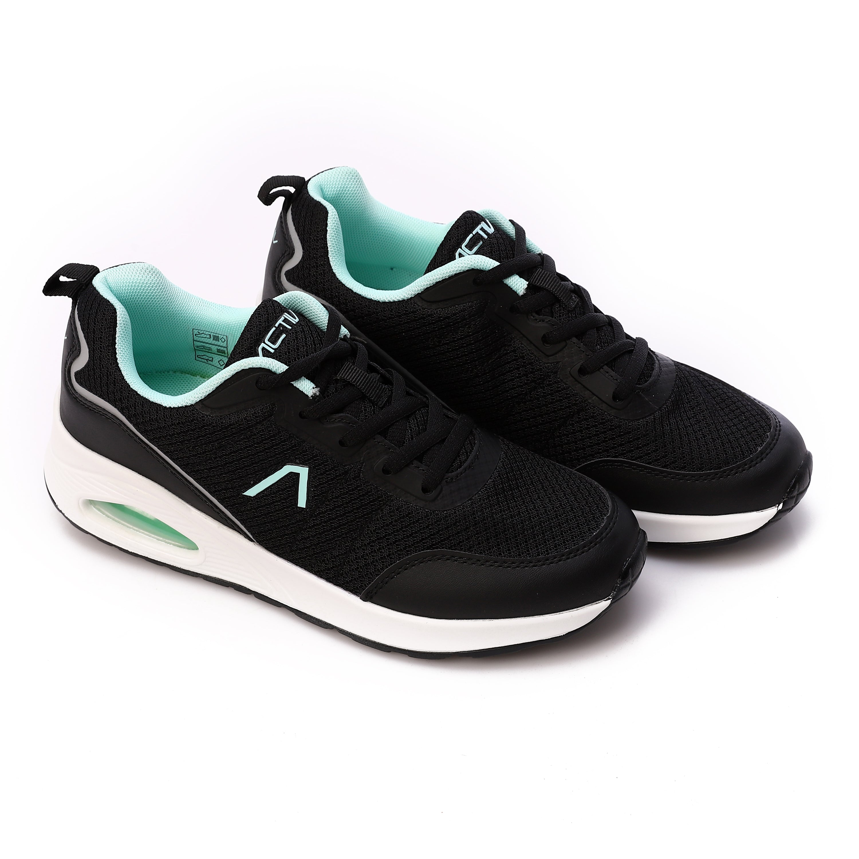 ACTIV WOMEN'S SHOES - BLK & MINT