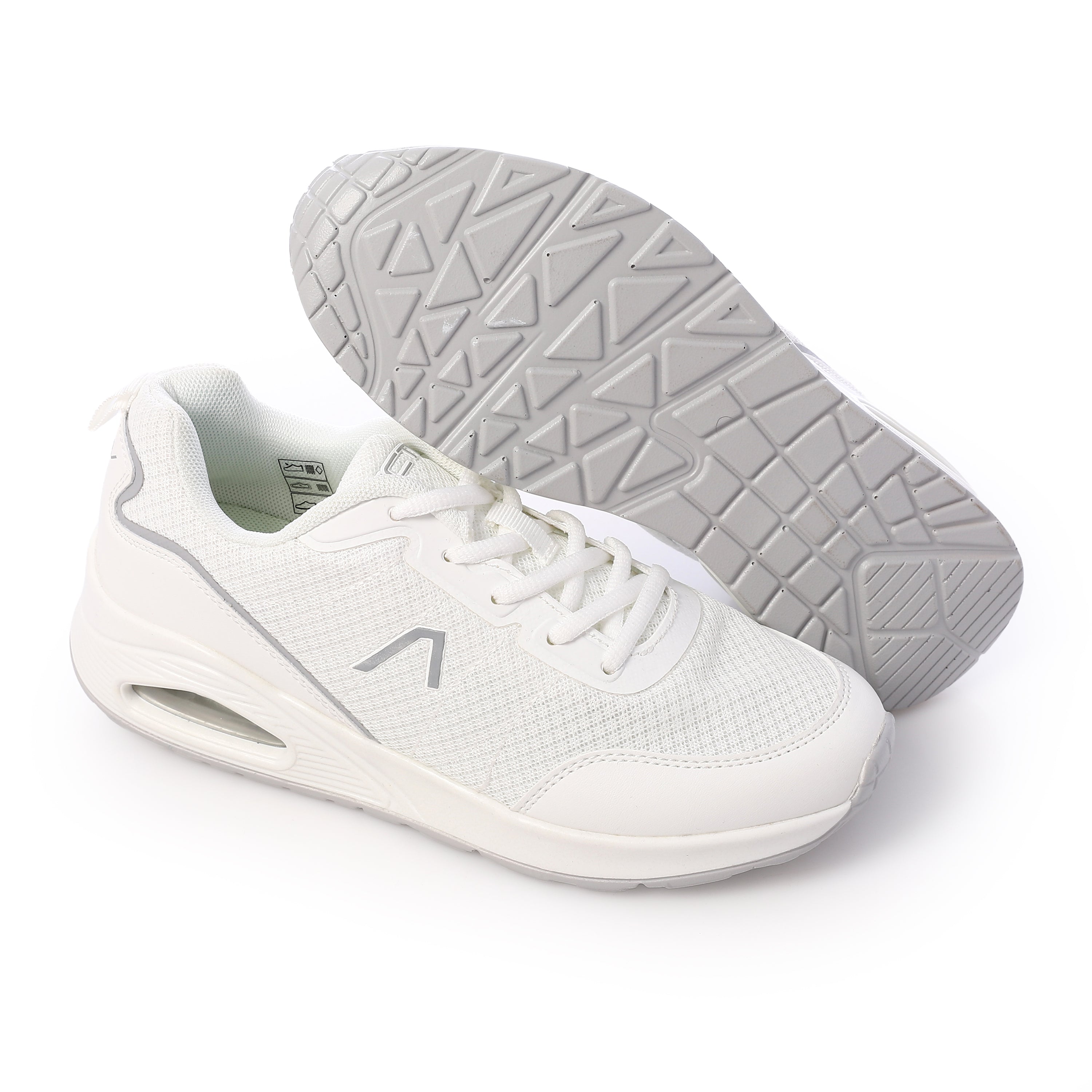 ACTIV WOMEN'S SHOES - WHT & GREY