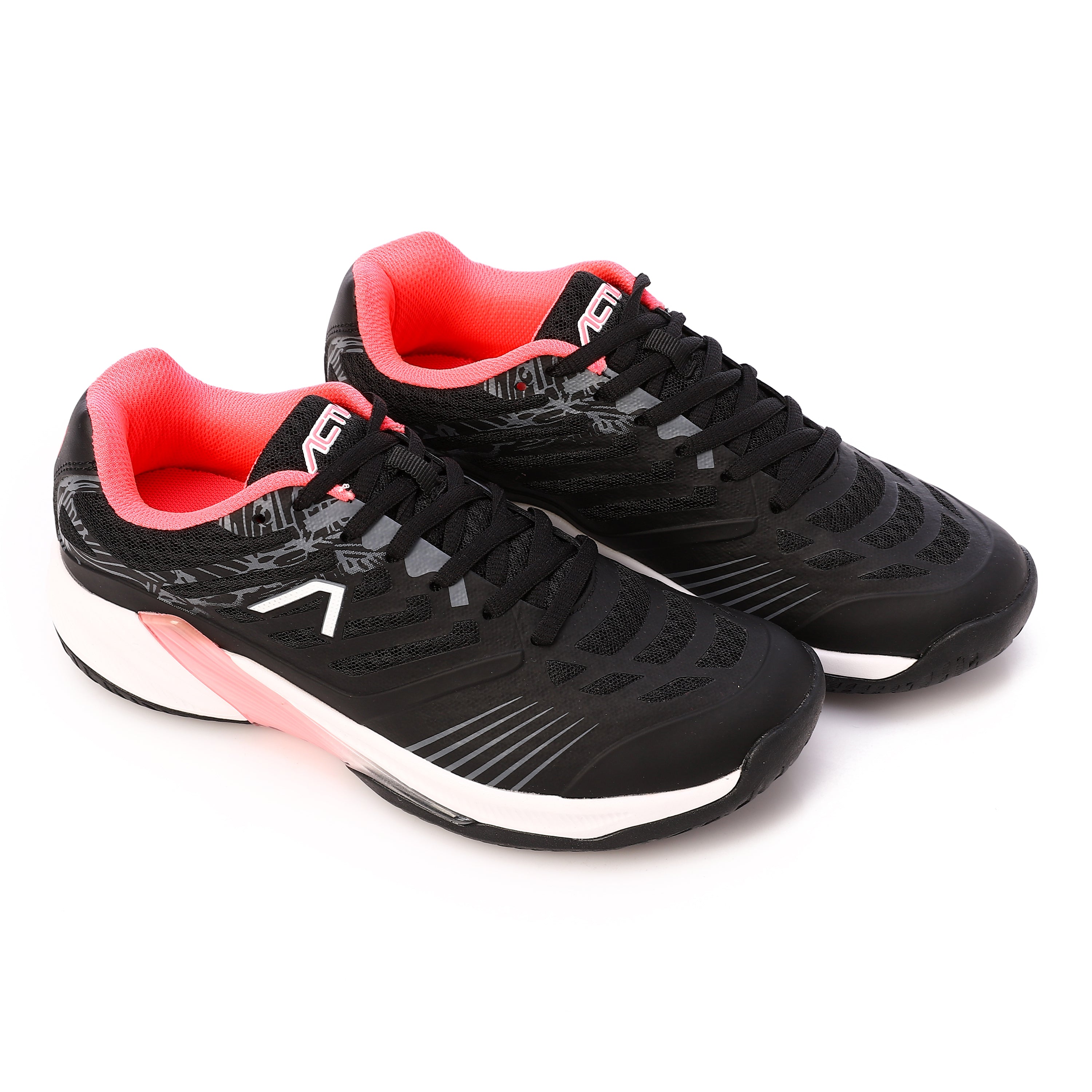 ACTIV WOMEN'S SHOES - اسود*احمر
