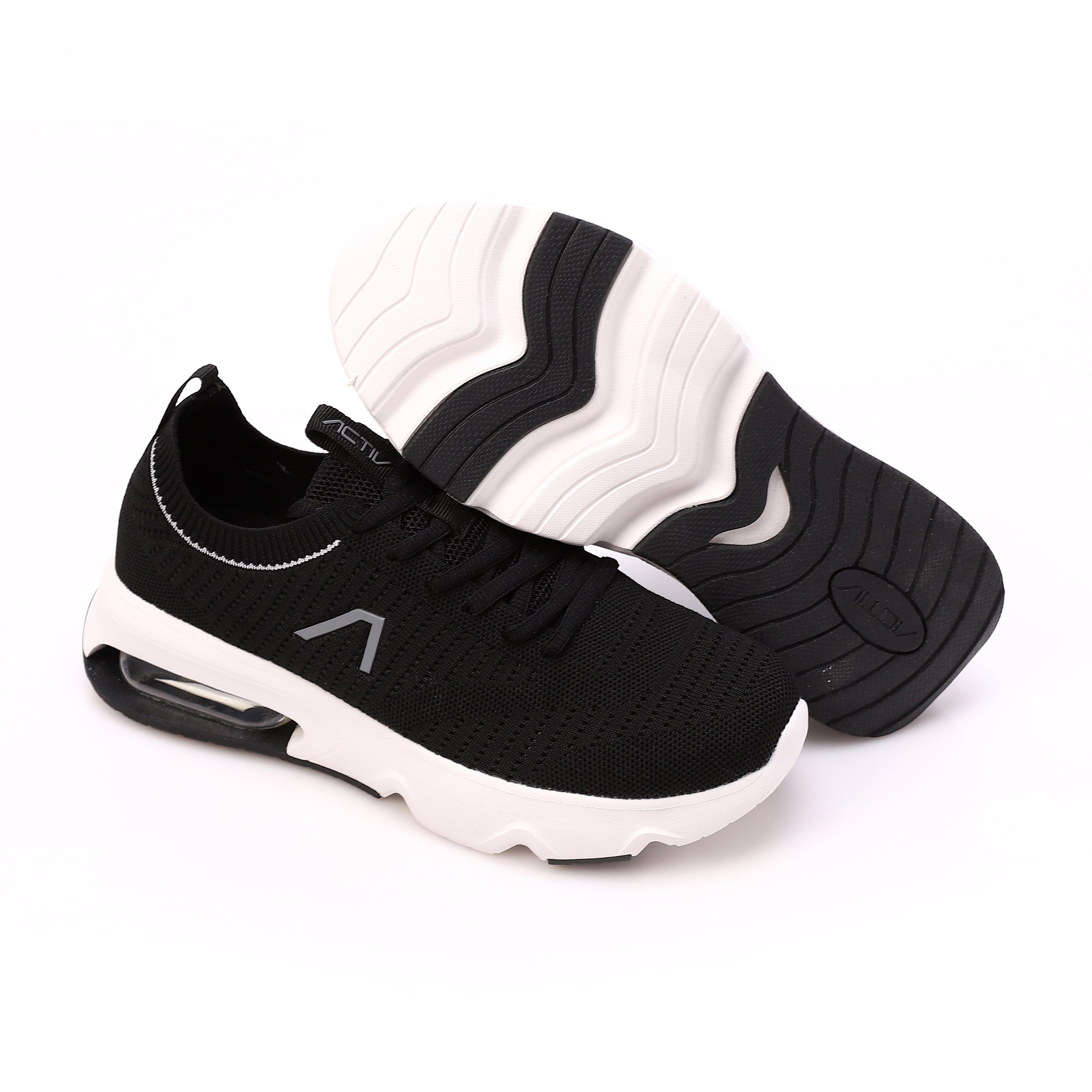 ACTIV WOMEN'S SHOES - BLK & WHT