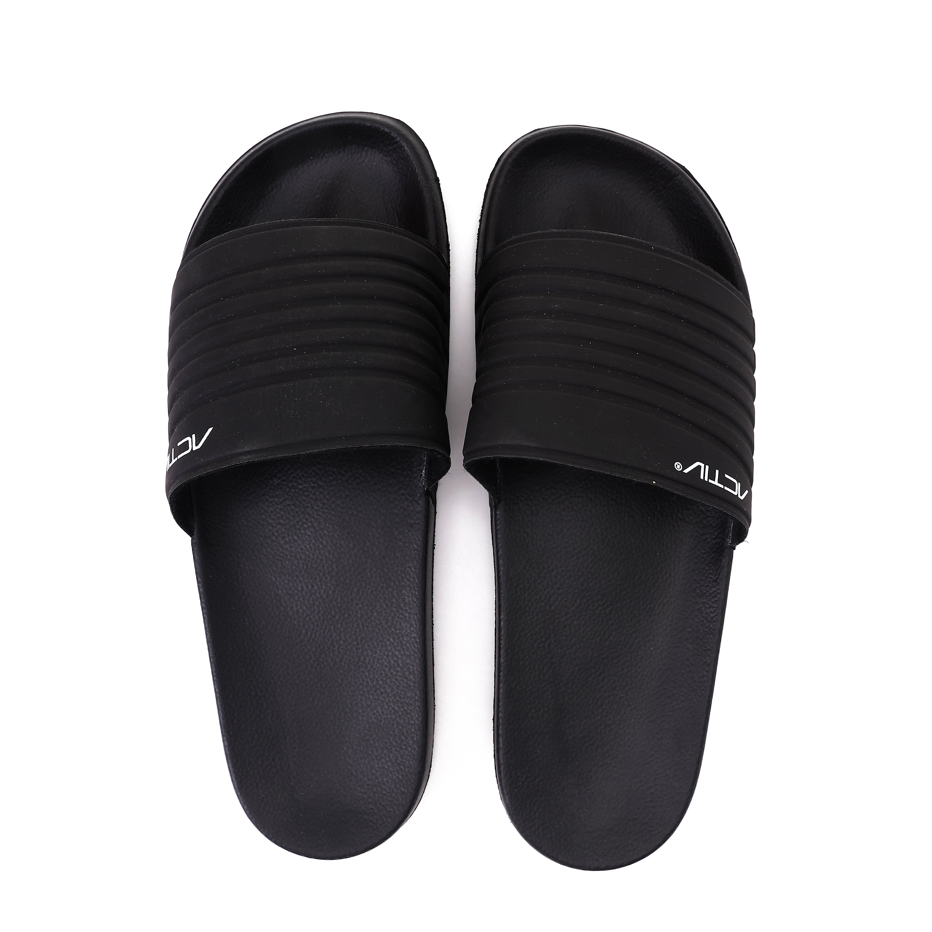ACTIV MEN'S SLIPPER - BLACK