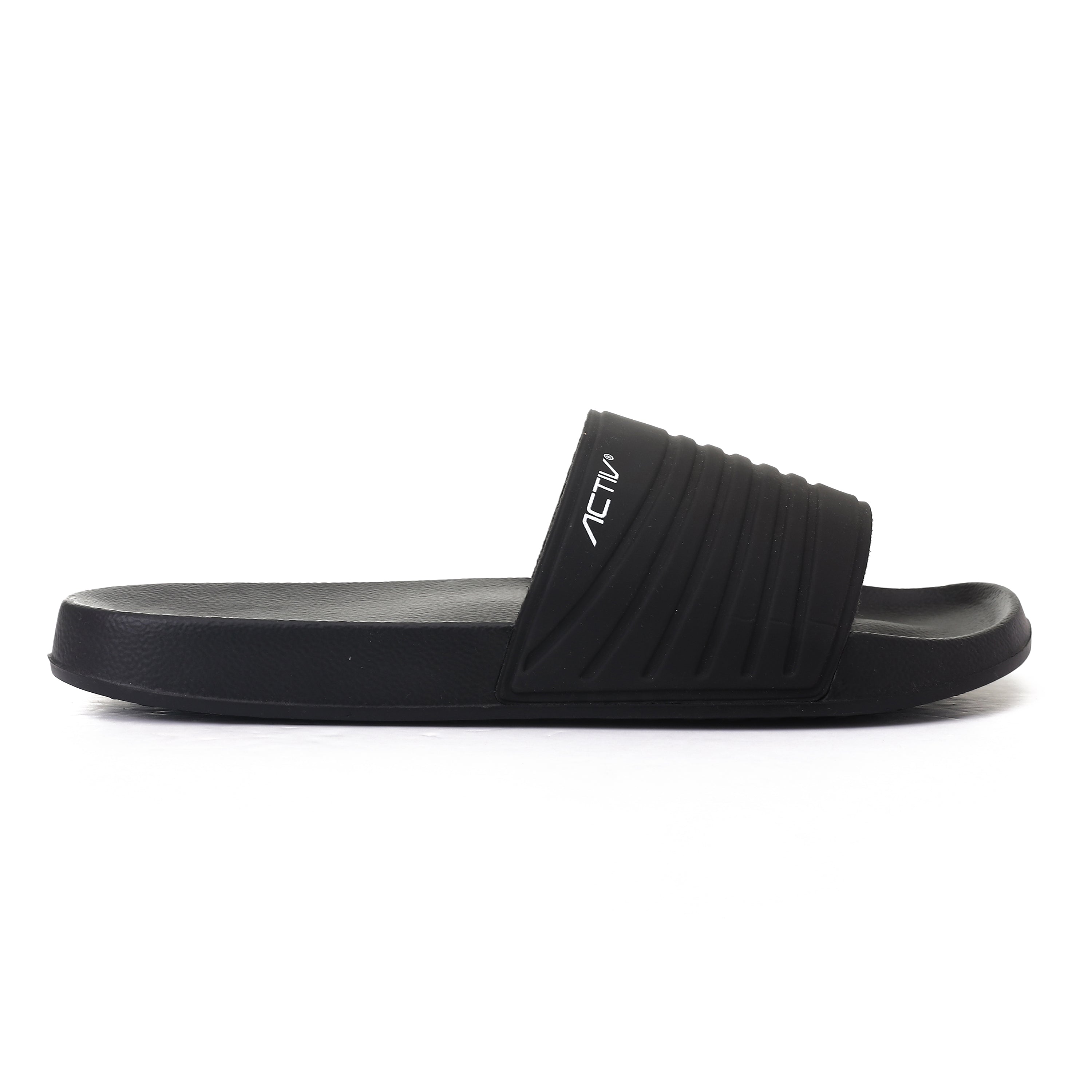 ACTIV MEN'S SLIPPER - BLACK
