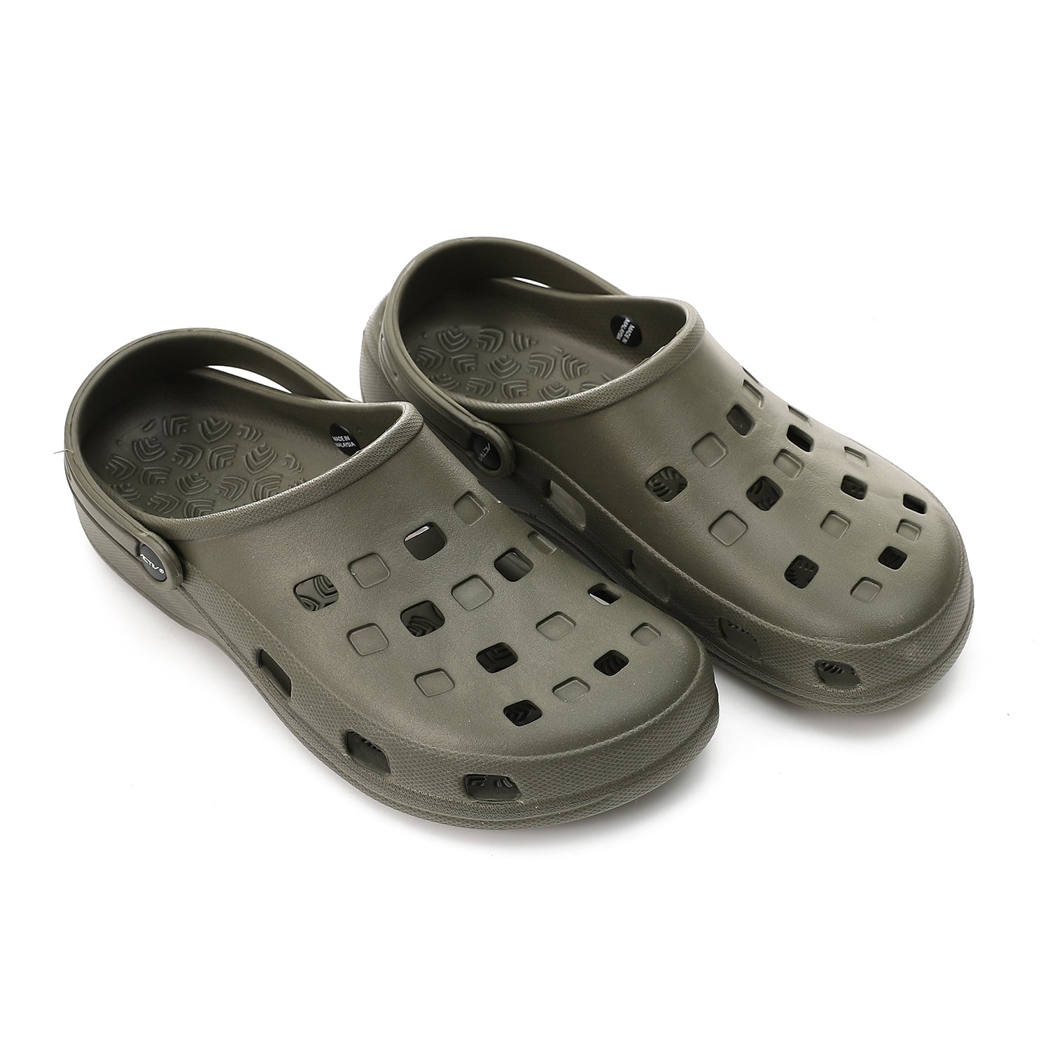 ACTIV MEN'S CLOGS - OLIVE 