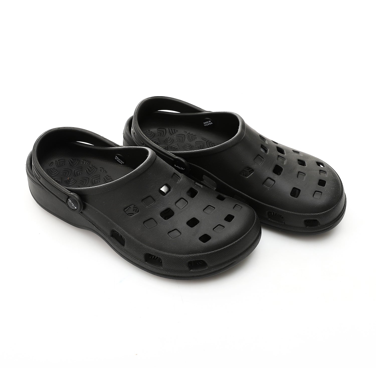 ACTIV MEN'S CLOGS - BLACK 