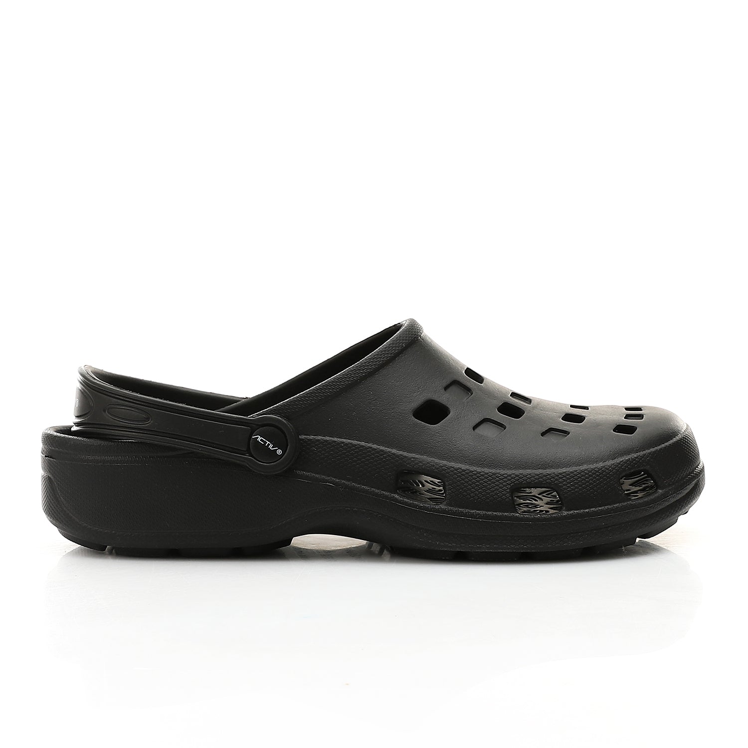 ACTIV MEN'S CLOGS - BLACK 