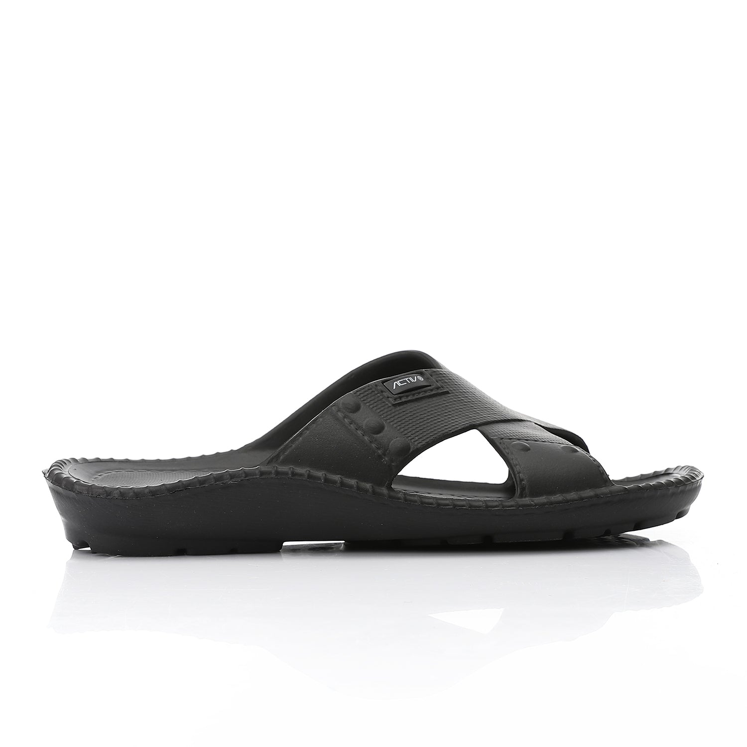 ACTIV MEN'S SLIPPER - BLACK 