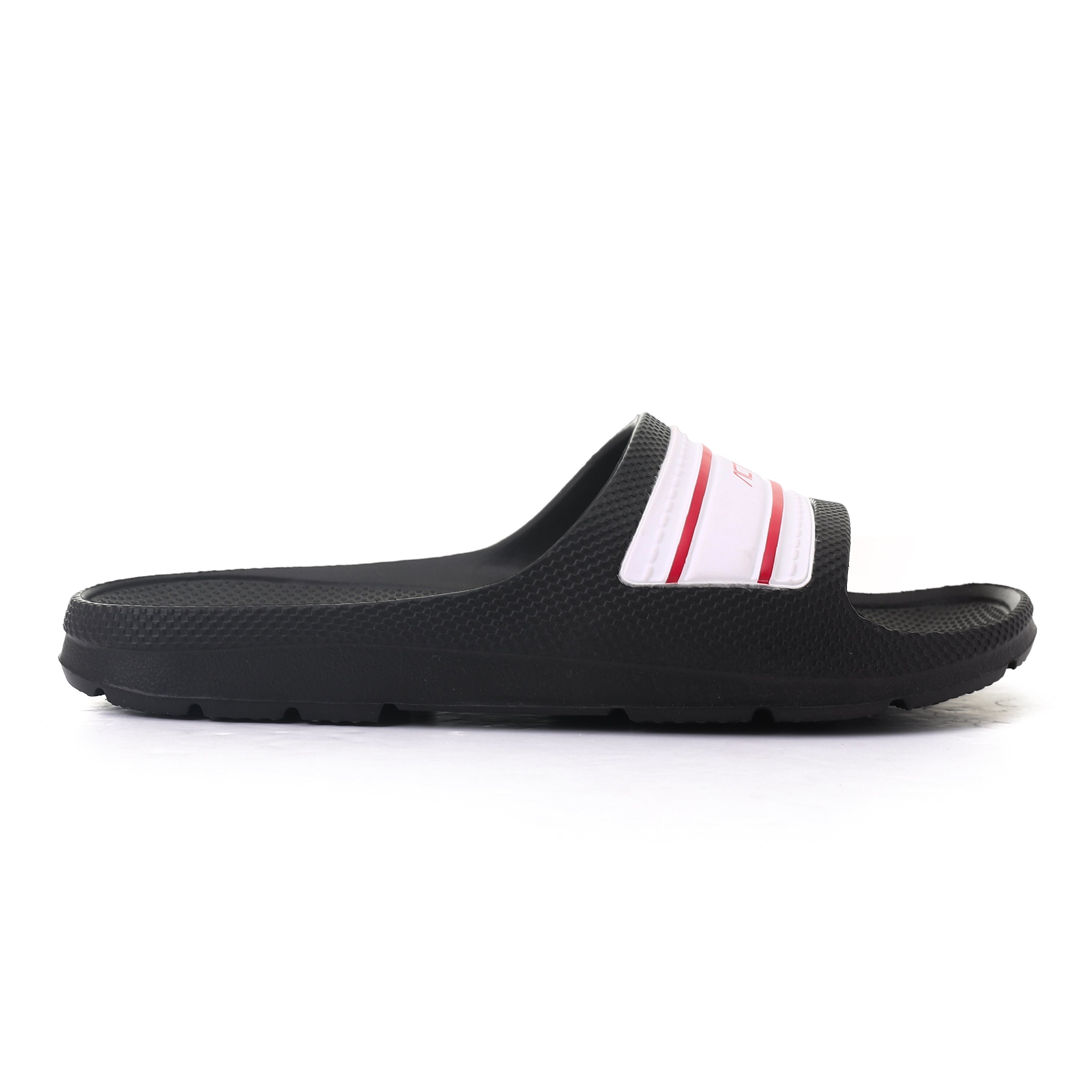 ACTIV MEN'S SLIPPER - BLK & WHIT