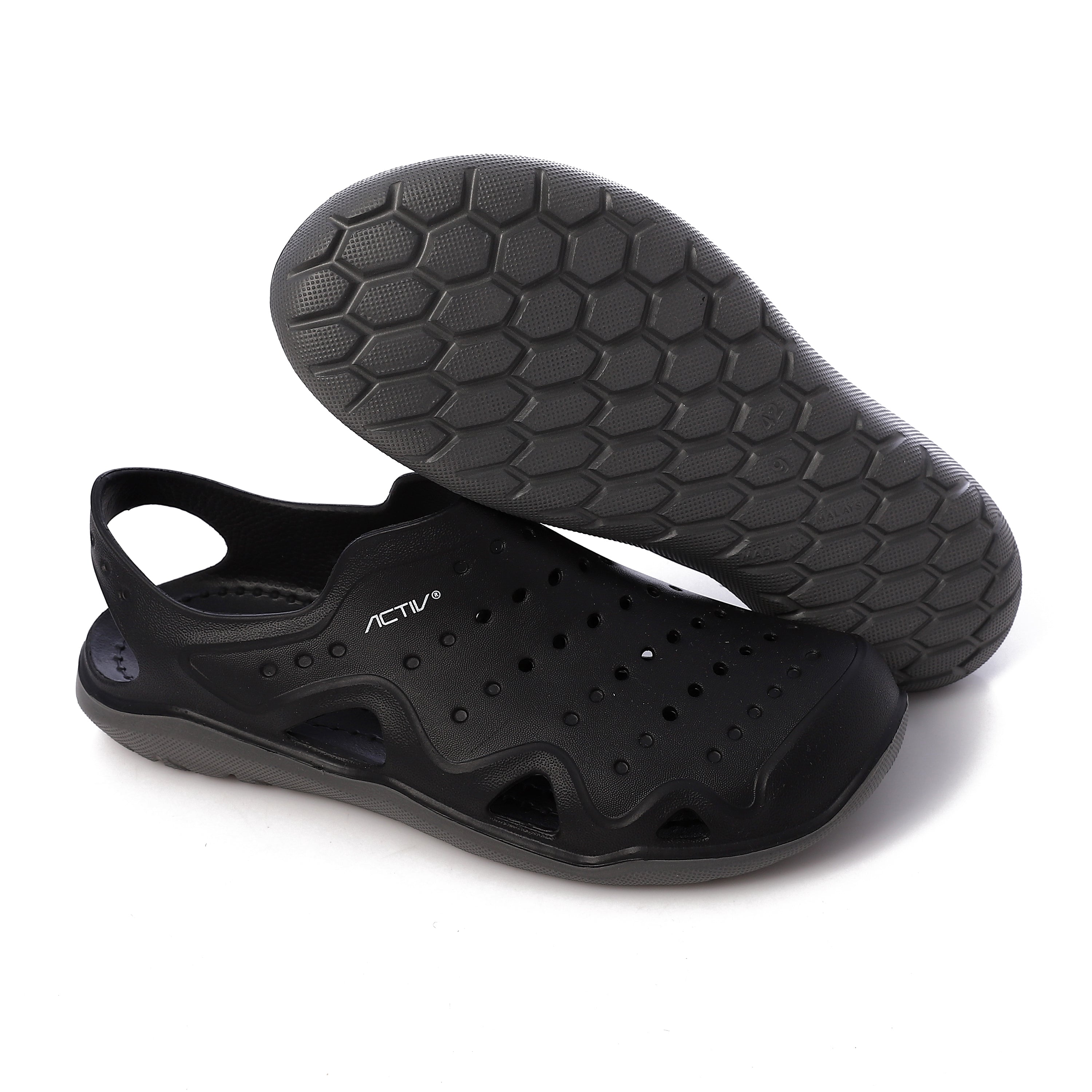 ACTIV MEN'S CLOGS - D.GREY