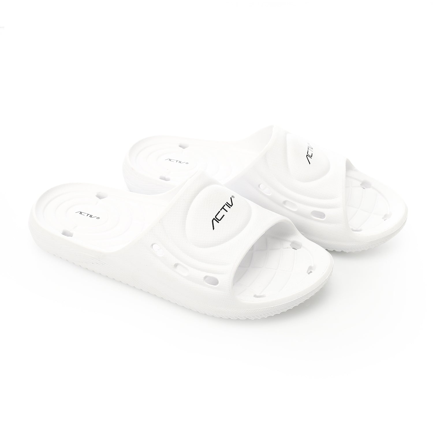 ACTIV MEN'S SLIPPER - WHITE
