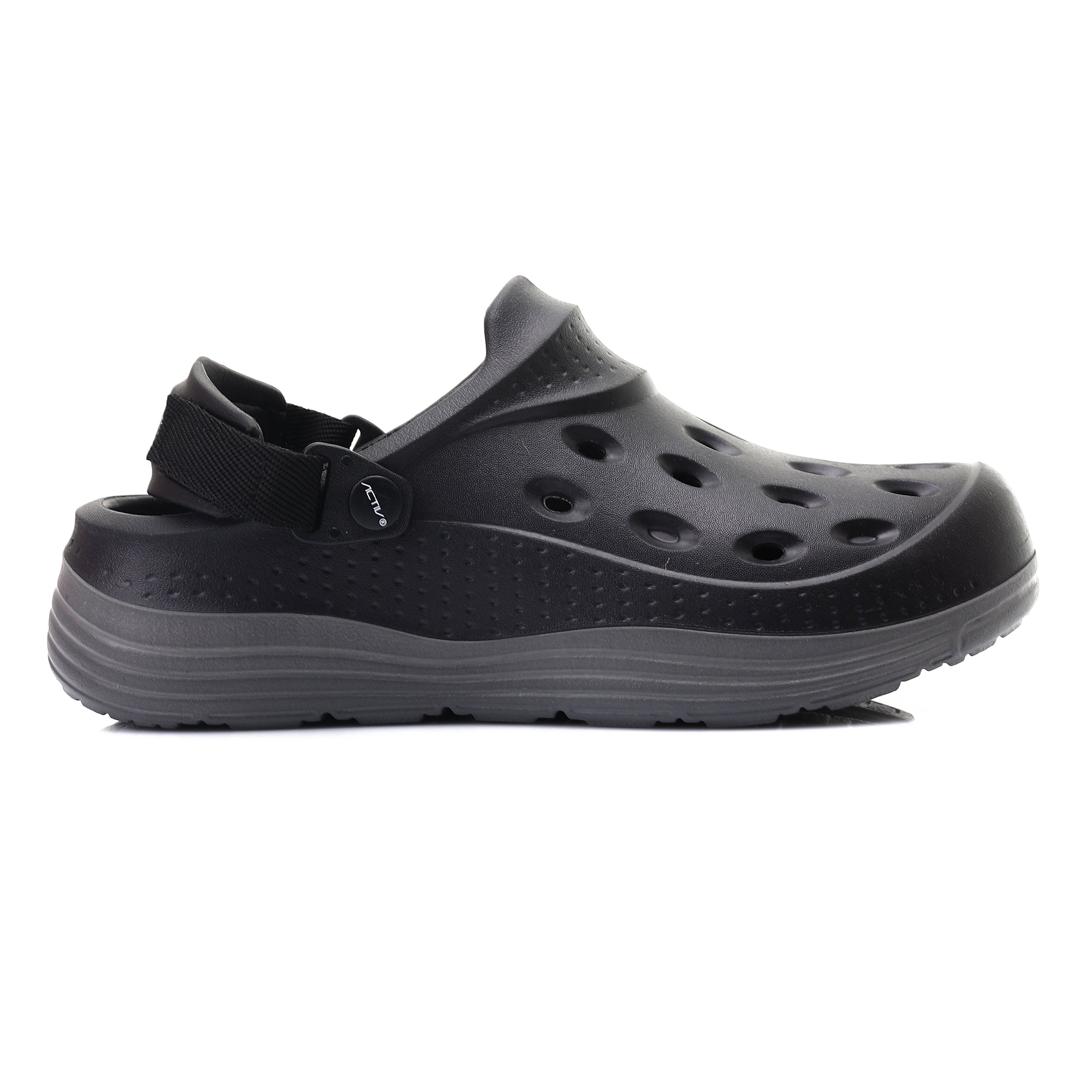 ACTIV MEN'S CLOGS - BLACK