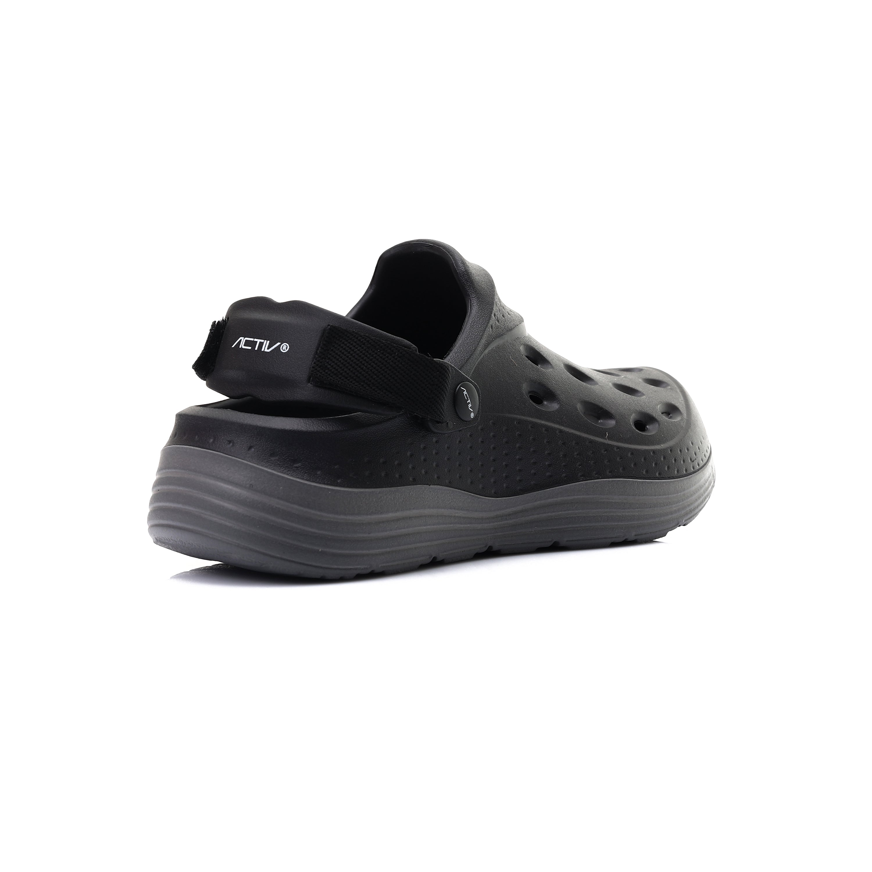 ACTIV MEN'S CLOGS - BLACK