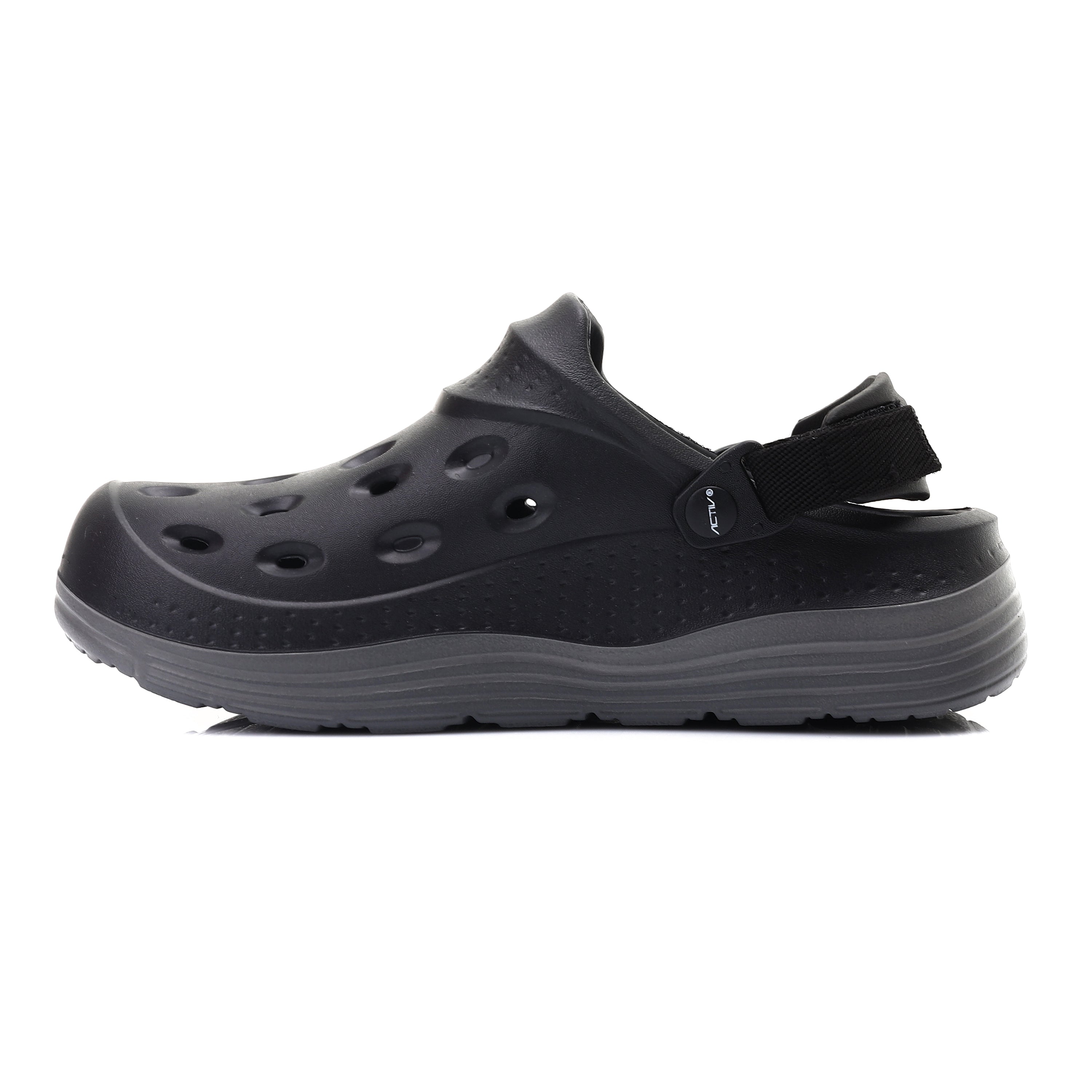 ACTIV MEN'S CLOGS - BLACK