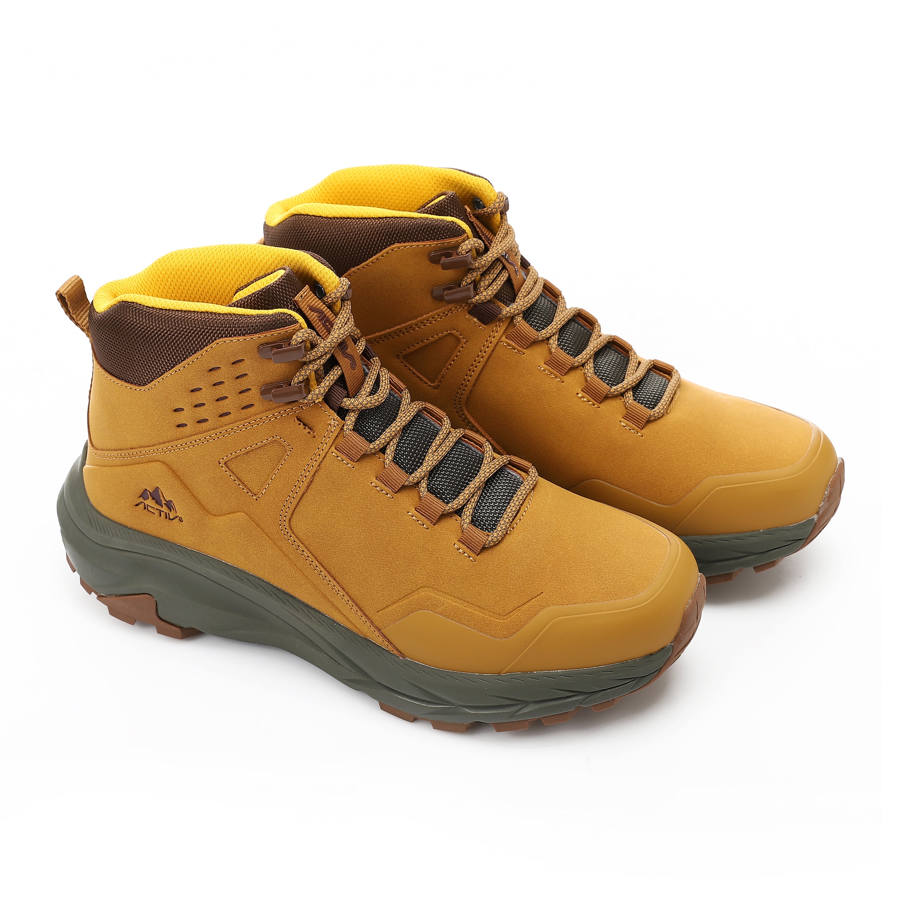 ACTIV MEN'S CASUAL SHOES - YELLOW