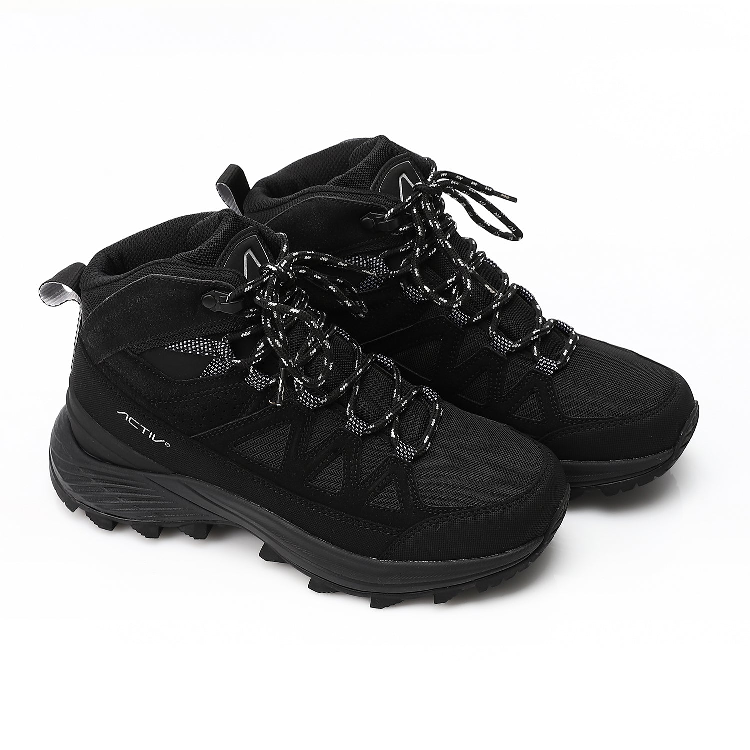 ACTIV WOMEN'S CASUAL SHOES - ALLBLACK