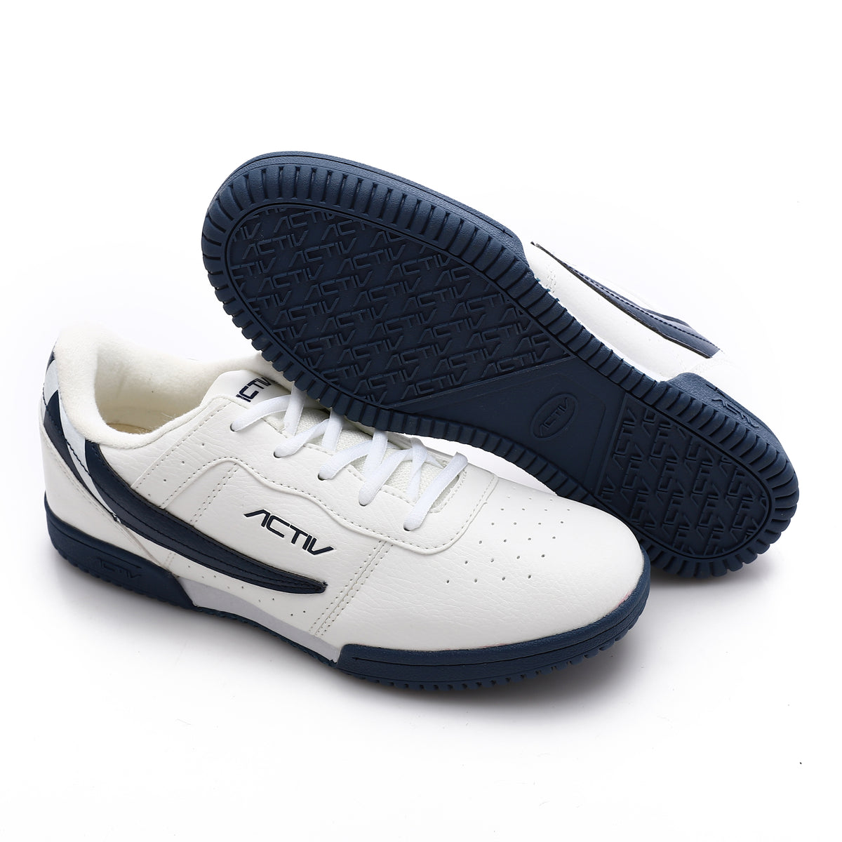 ACTIV FASHION SHOES - WHT & NVY