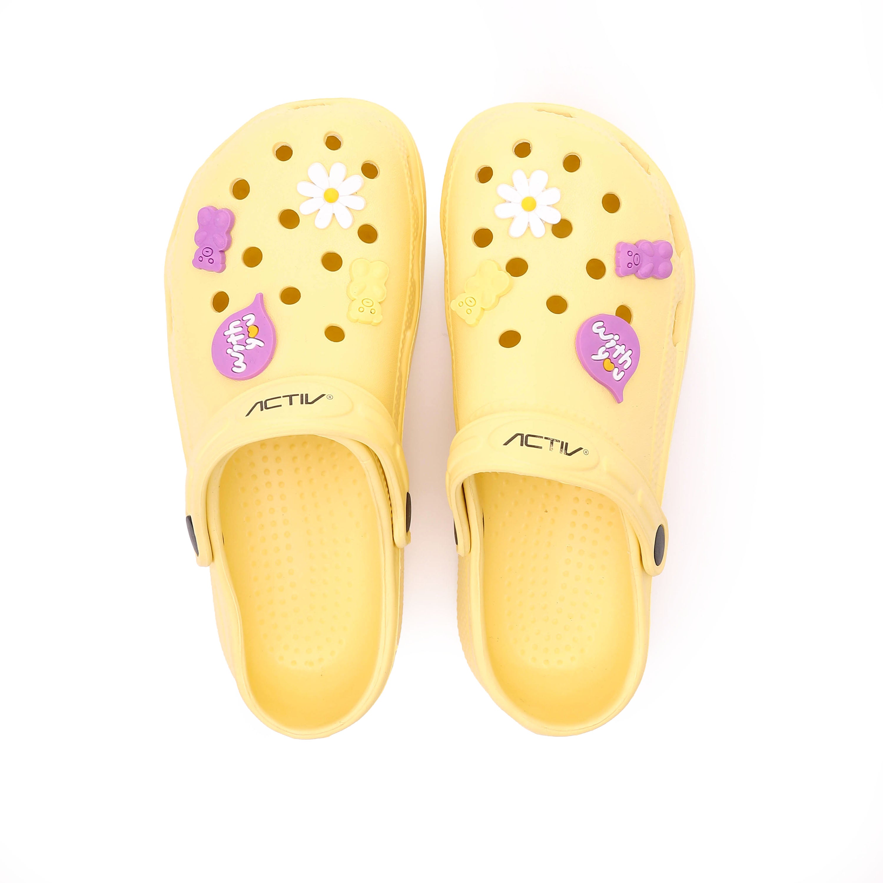 ACTIV KIDS CLOGS - اصفر