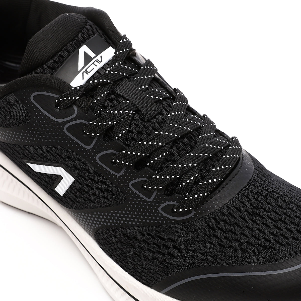 ACTIV MEN'S FASHION SHOES - BLK & WHT