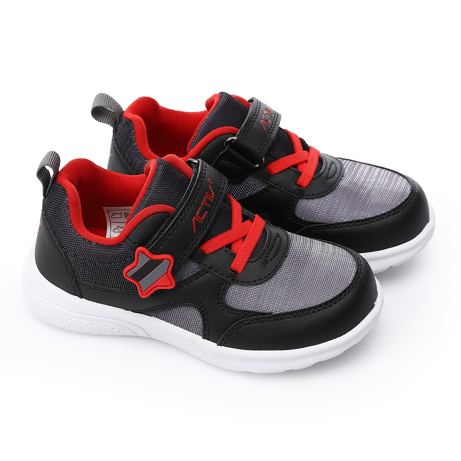 ACTIV KIDS FASHION SHOES - BLK*GRY