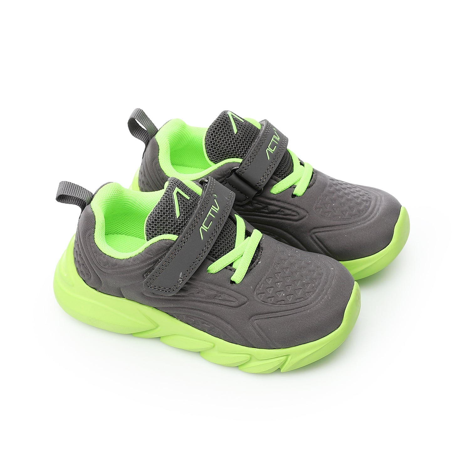 ACTIV KIDS FASHION SHOES - GRY*GRN