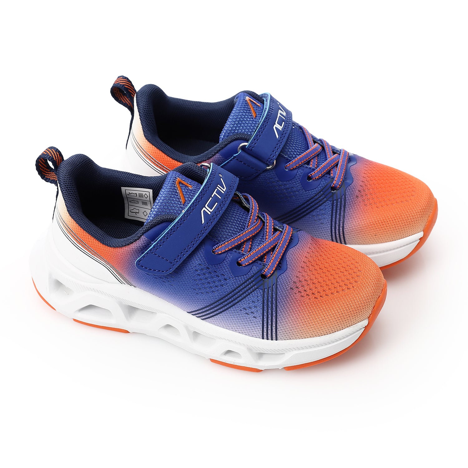ACTIV KIDS FASHION SHOES - BLU & ORG