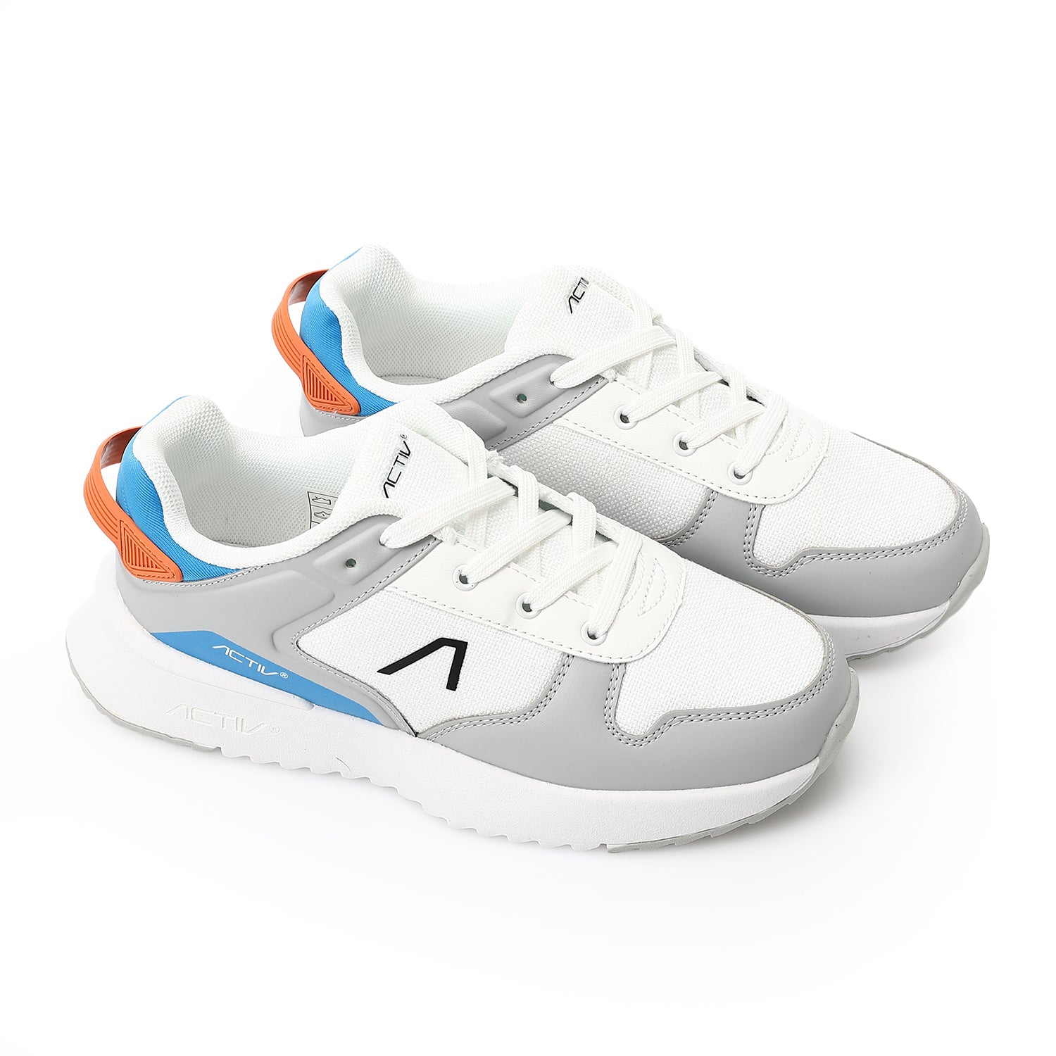 ACTIV KIDS FASHION SHOES - WHT & BLU
