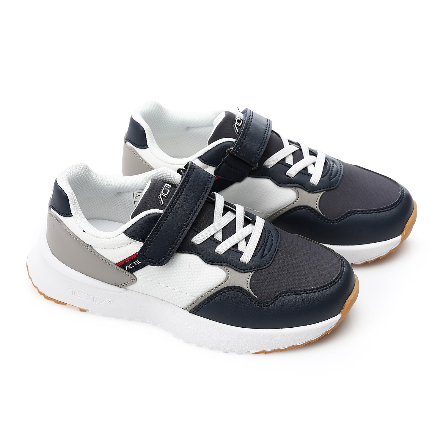 ACTIV KIDS FASHION SHOES - NVY & WHT