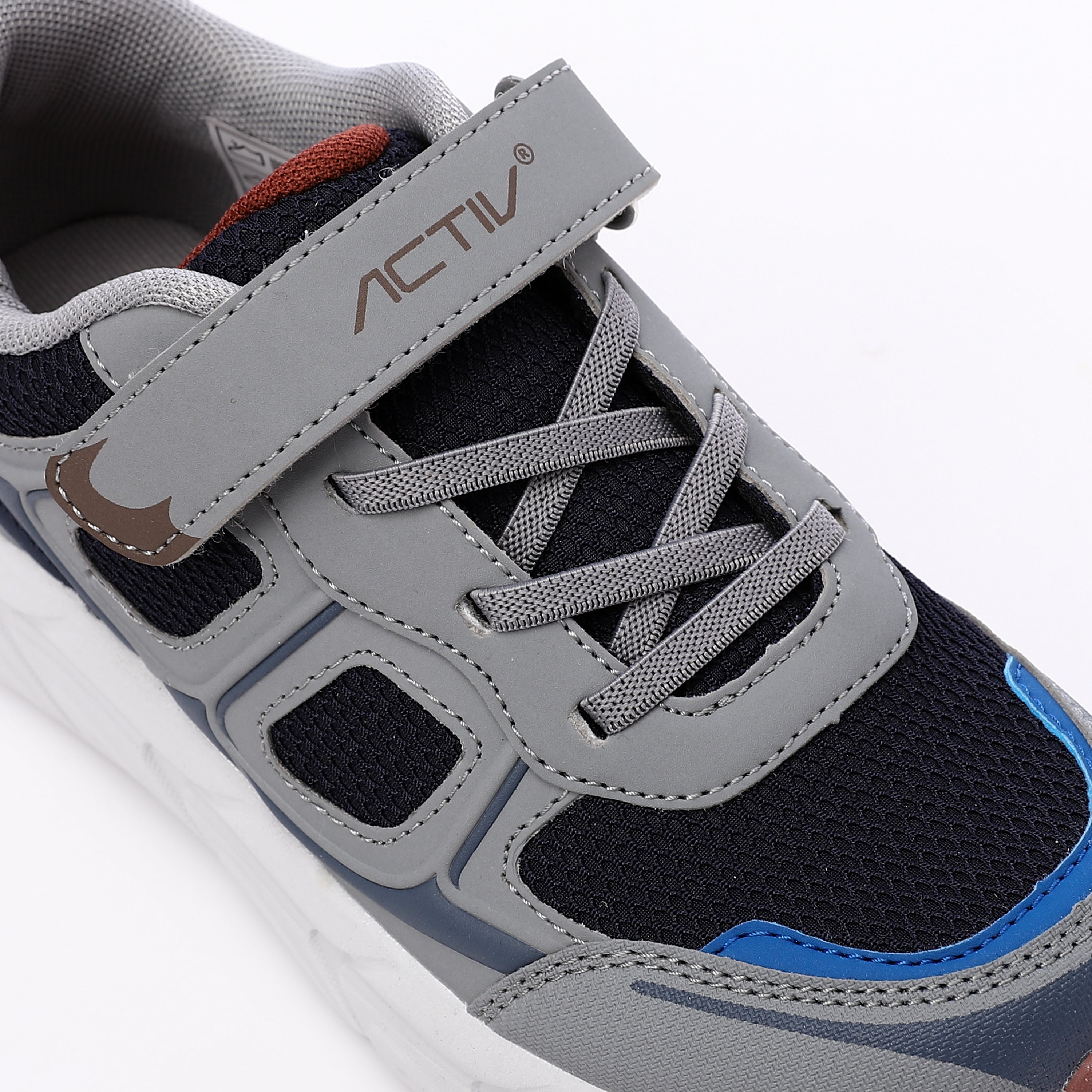 ACTIV KIDS FASHION SHOES - GRY & NVY