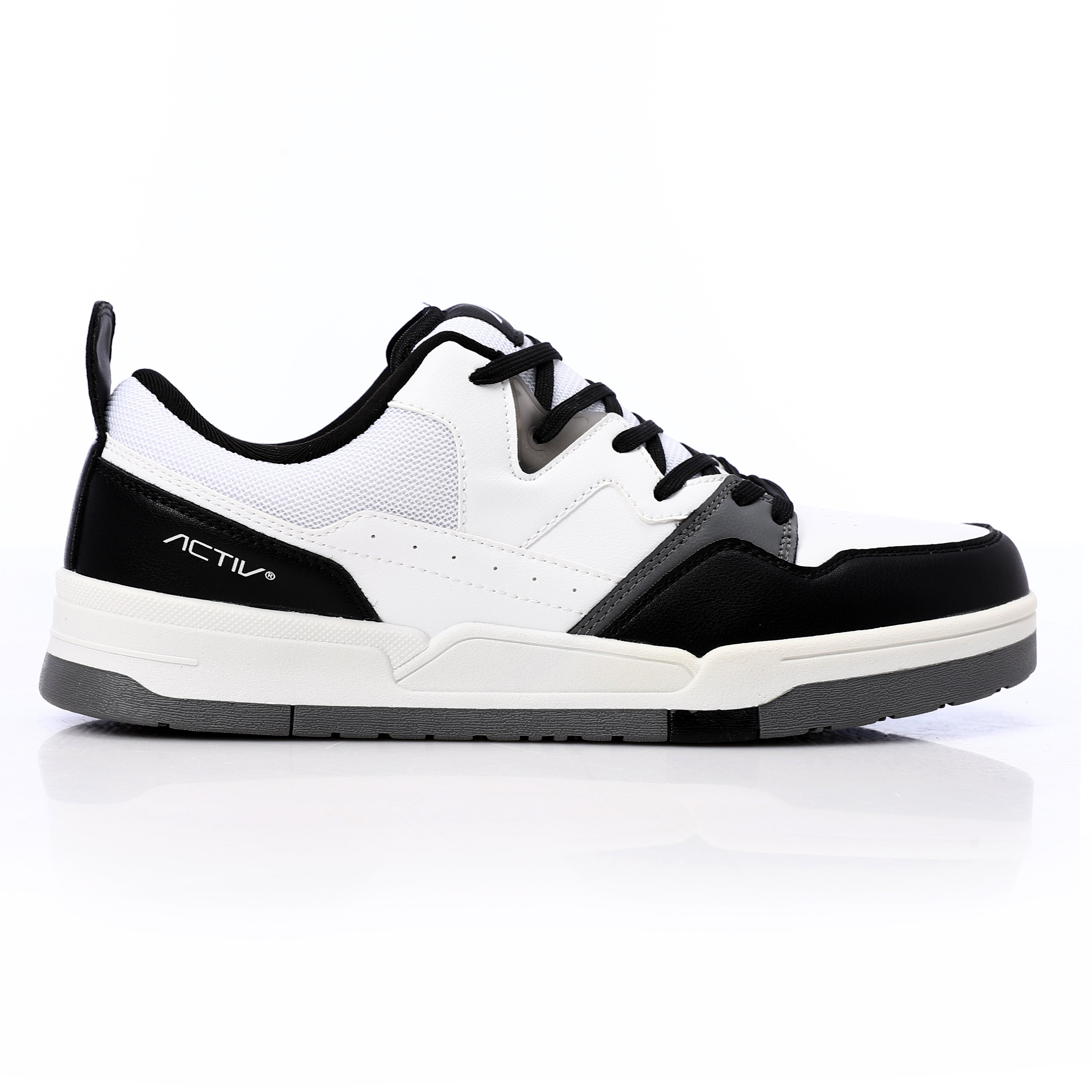 ACTIV MEN'S SNEAKERS - WHT & BLK