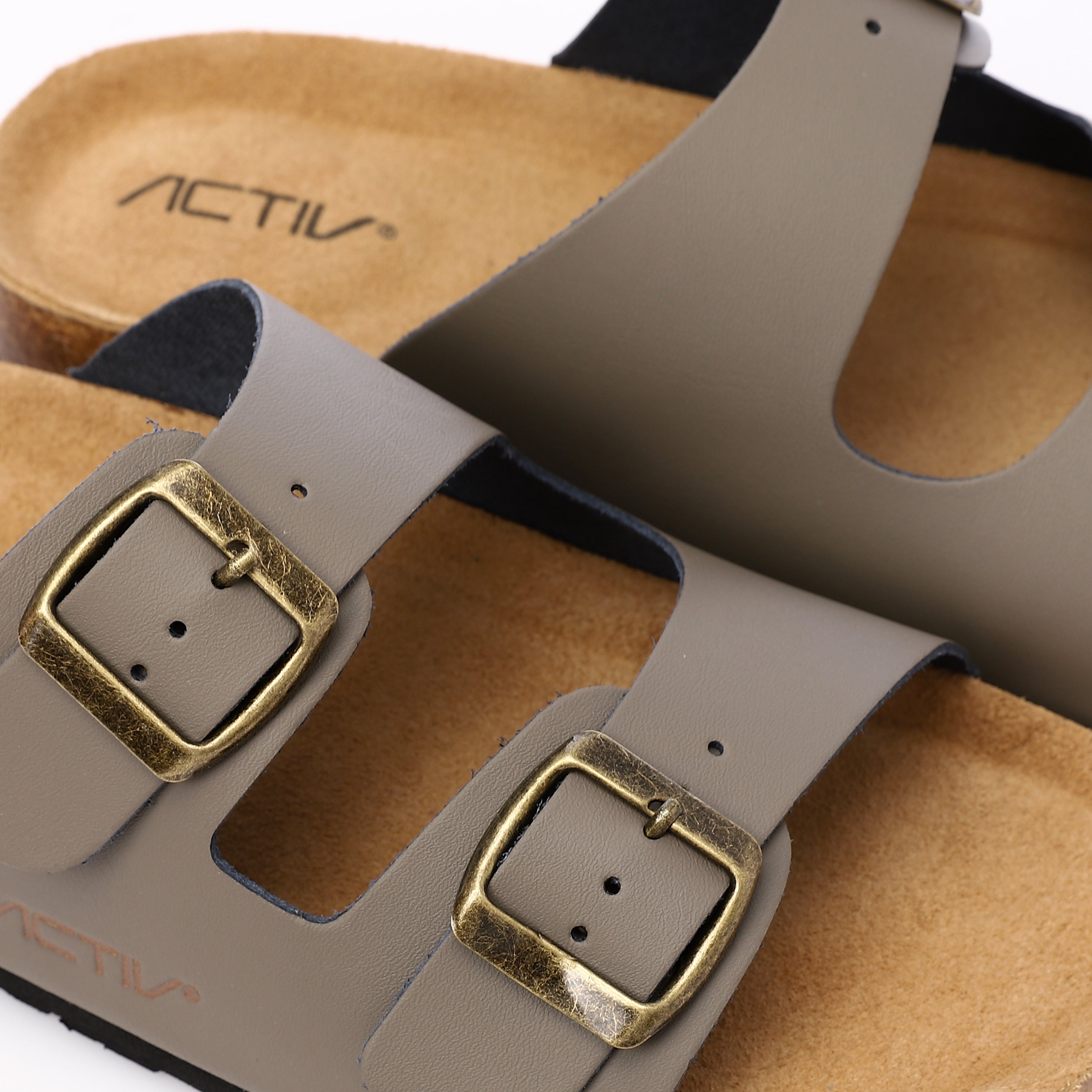 ACTIV WOMEN'S CASUAL SLIPPERS - OLIVE
