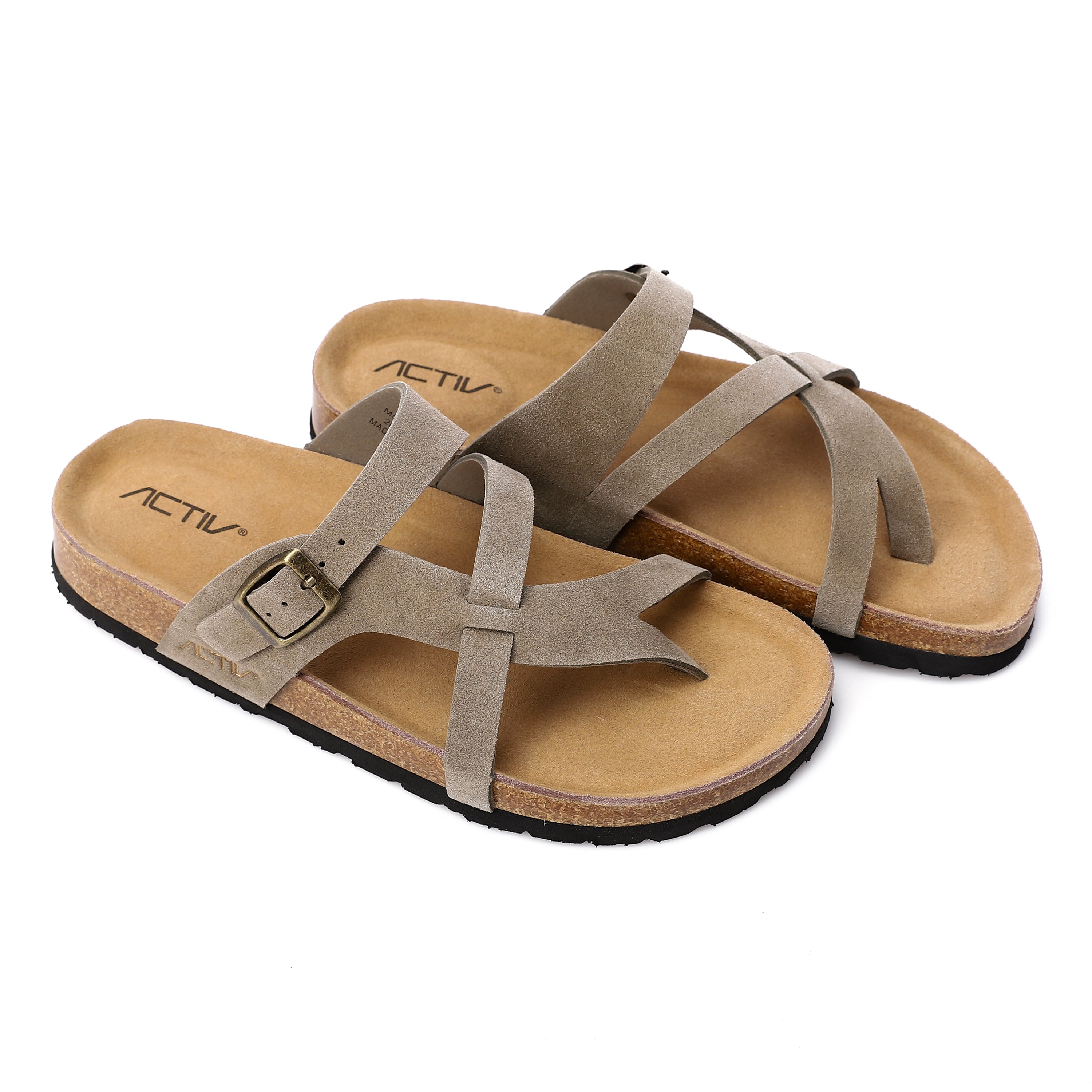 ACTIV WOMEN'S CASUAL SLIPPERS - OLIVE