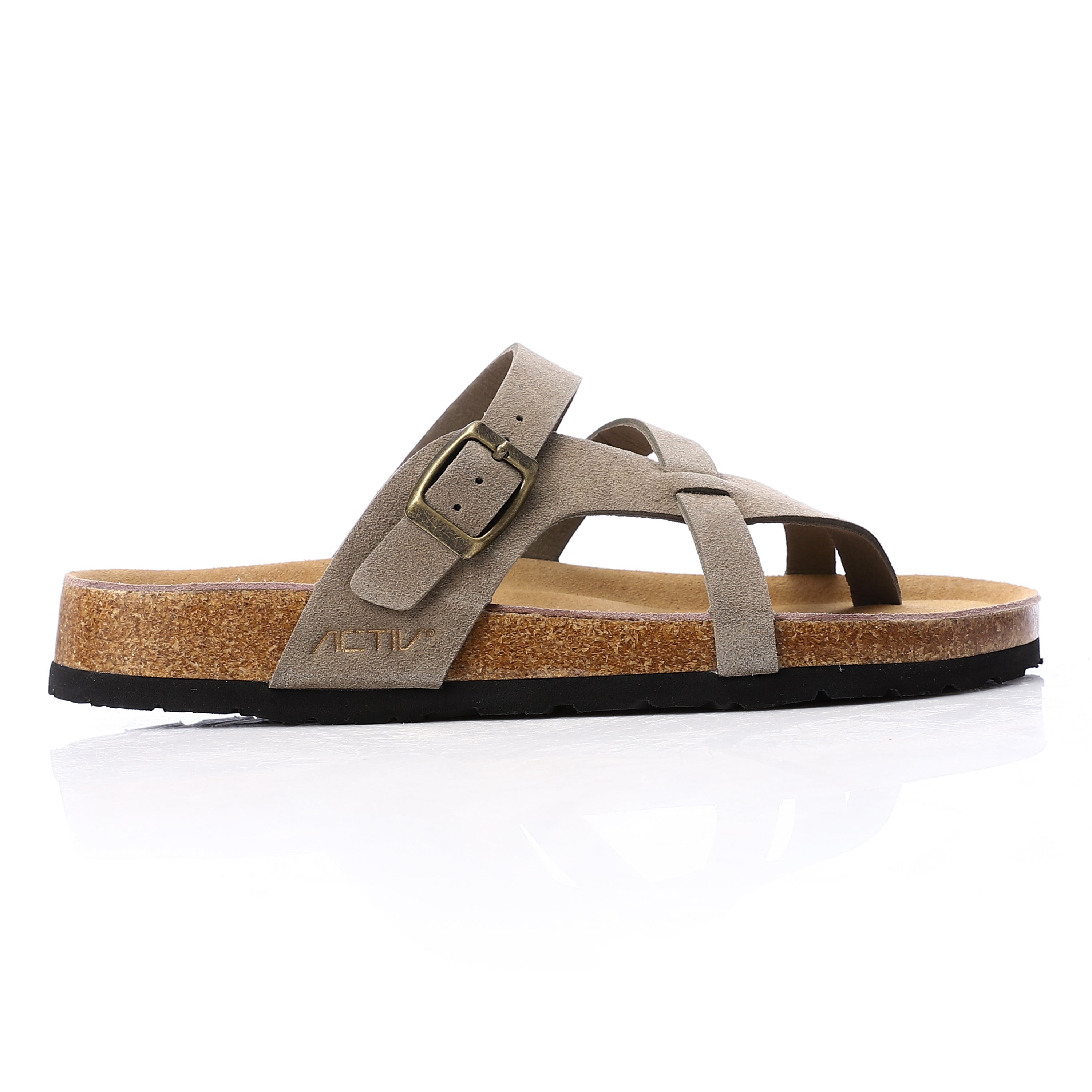 ACTIV WOMEN'S CASUAL SLIPPERS - OLIVE