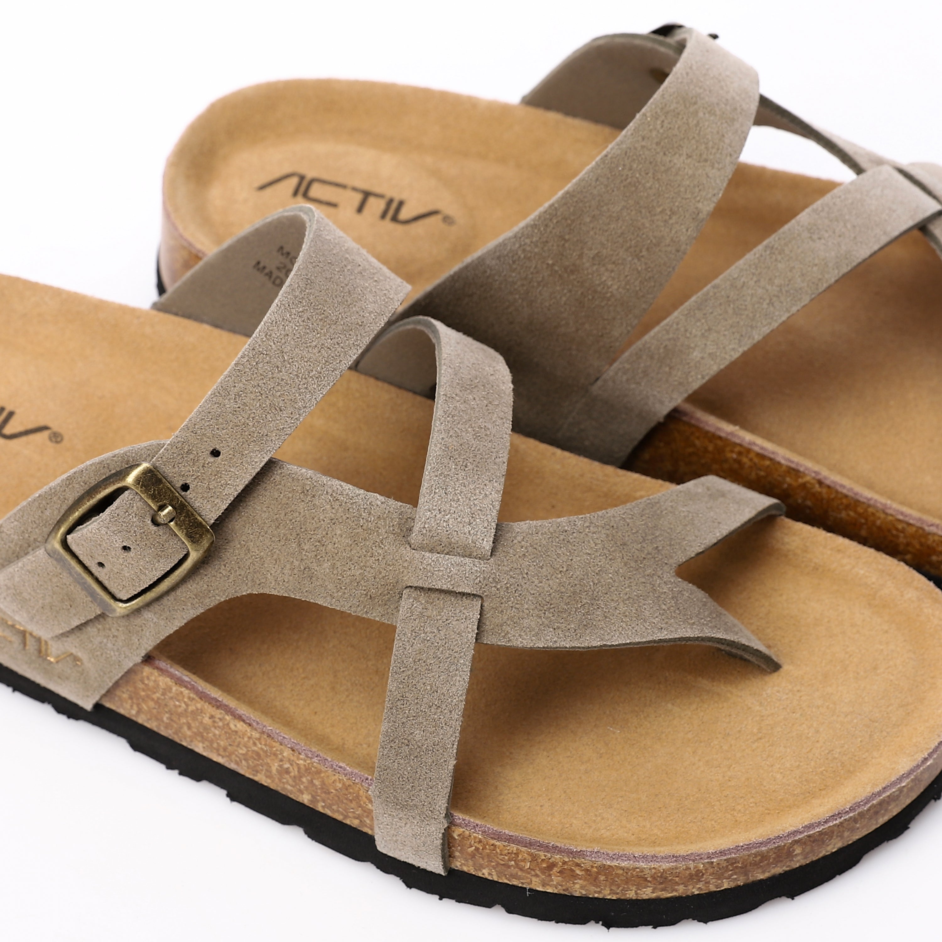 ACTIV WOMEN'S CASUAL SLIPPERS - OLIVE