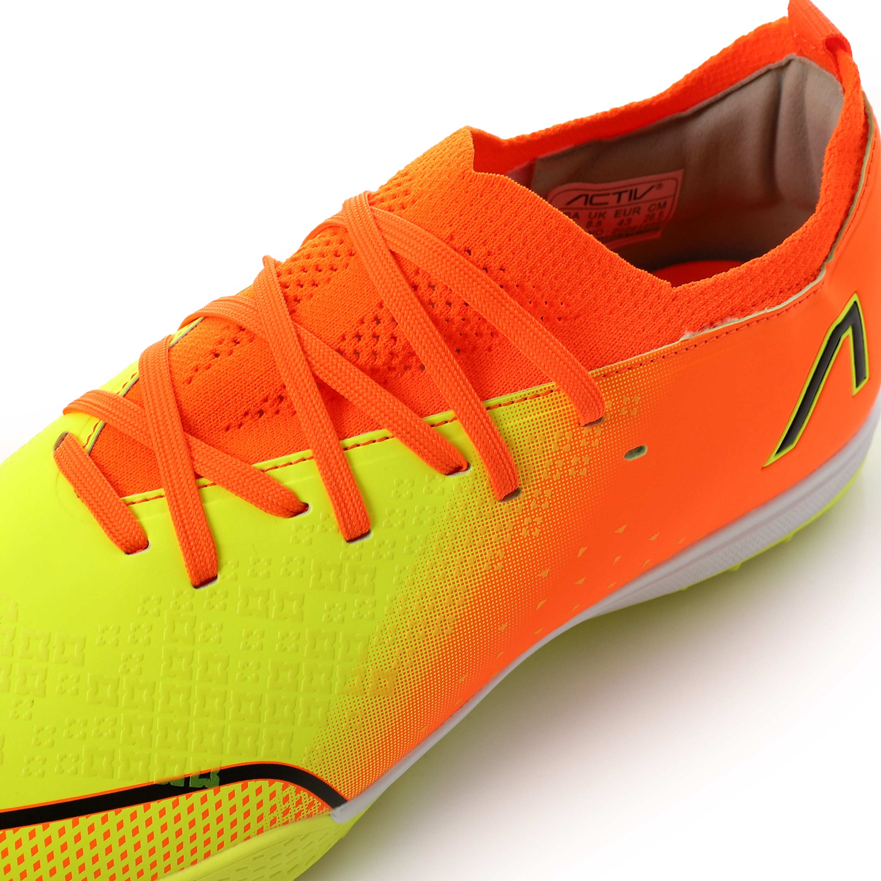 ACTIV MEN'S SOCCER SHOES - GREN & ORN