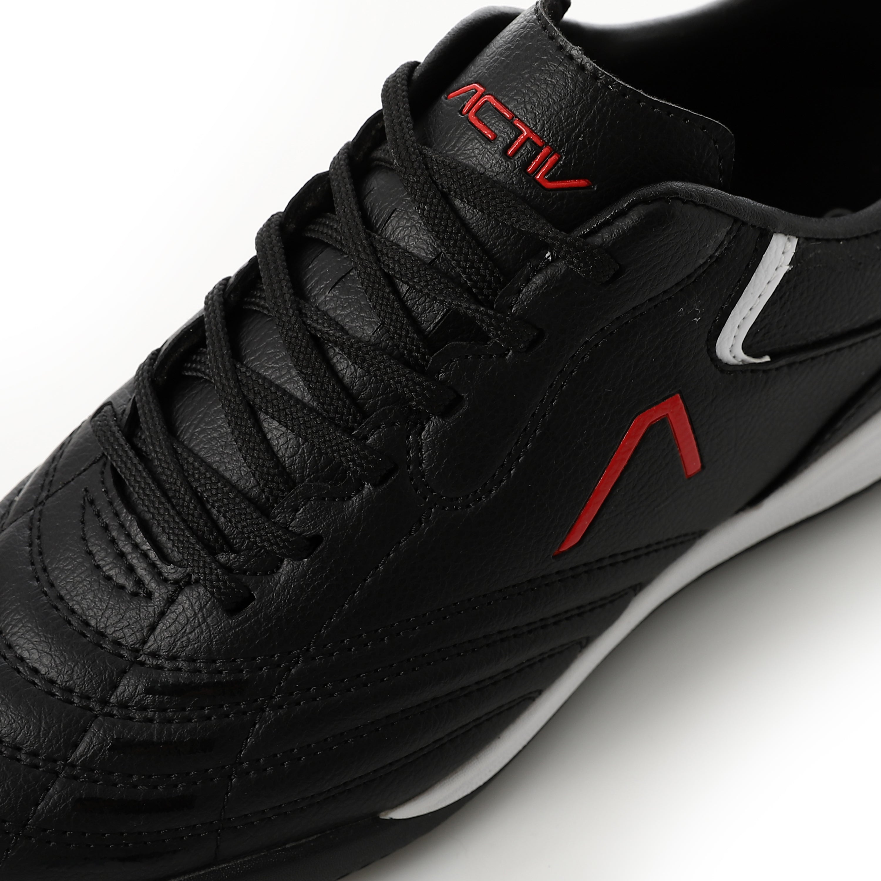 ACTIV BOYS' SOCCER SHOES - BLACK