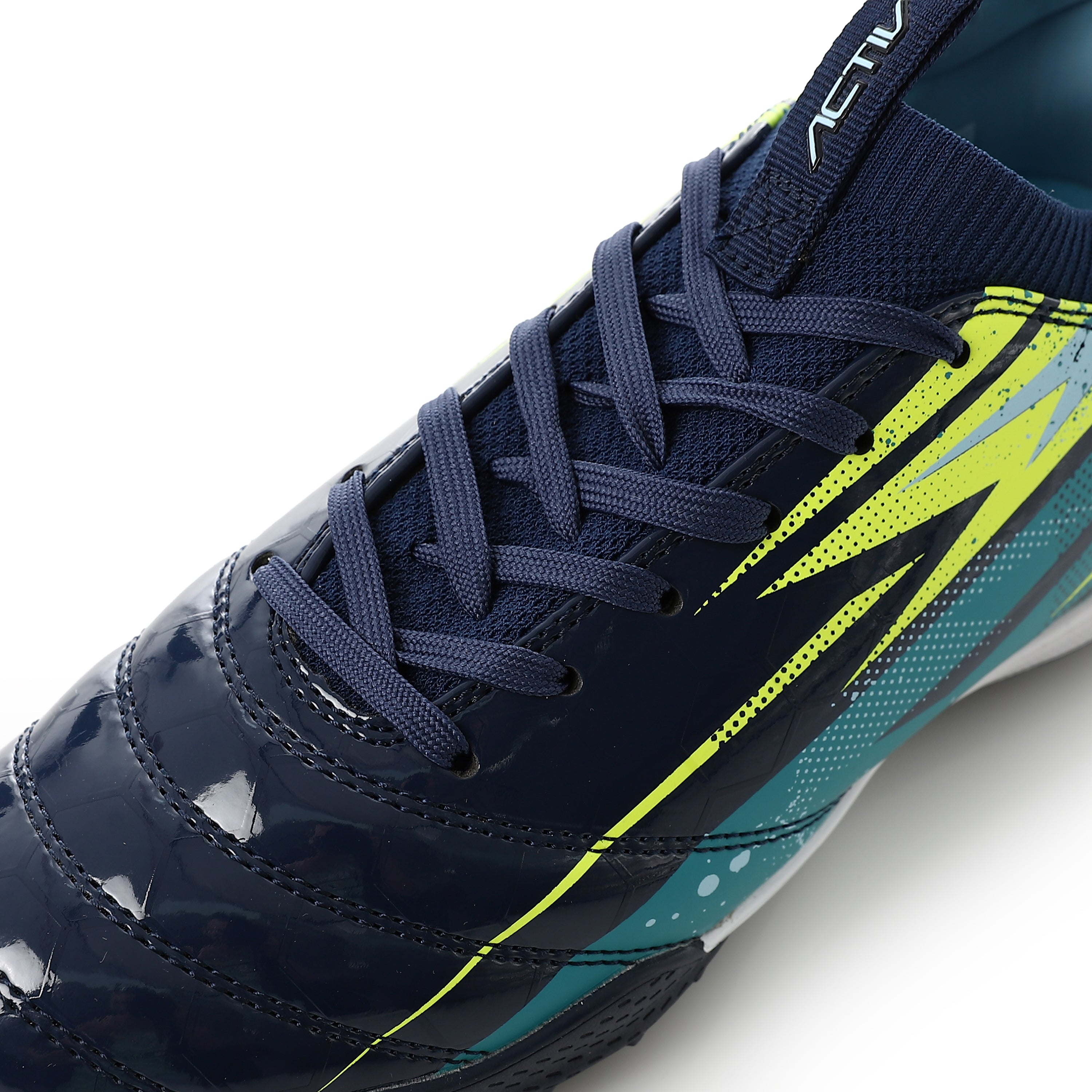 ACTIV BOYS' SOCCER SHOES - NAVY