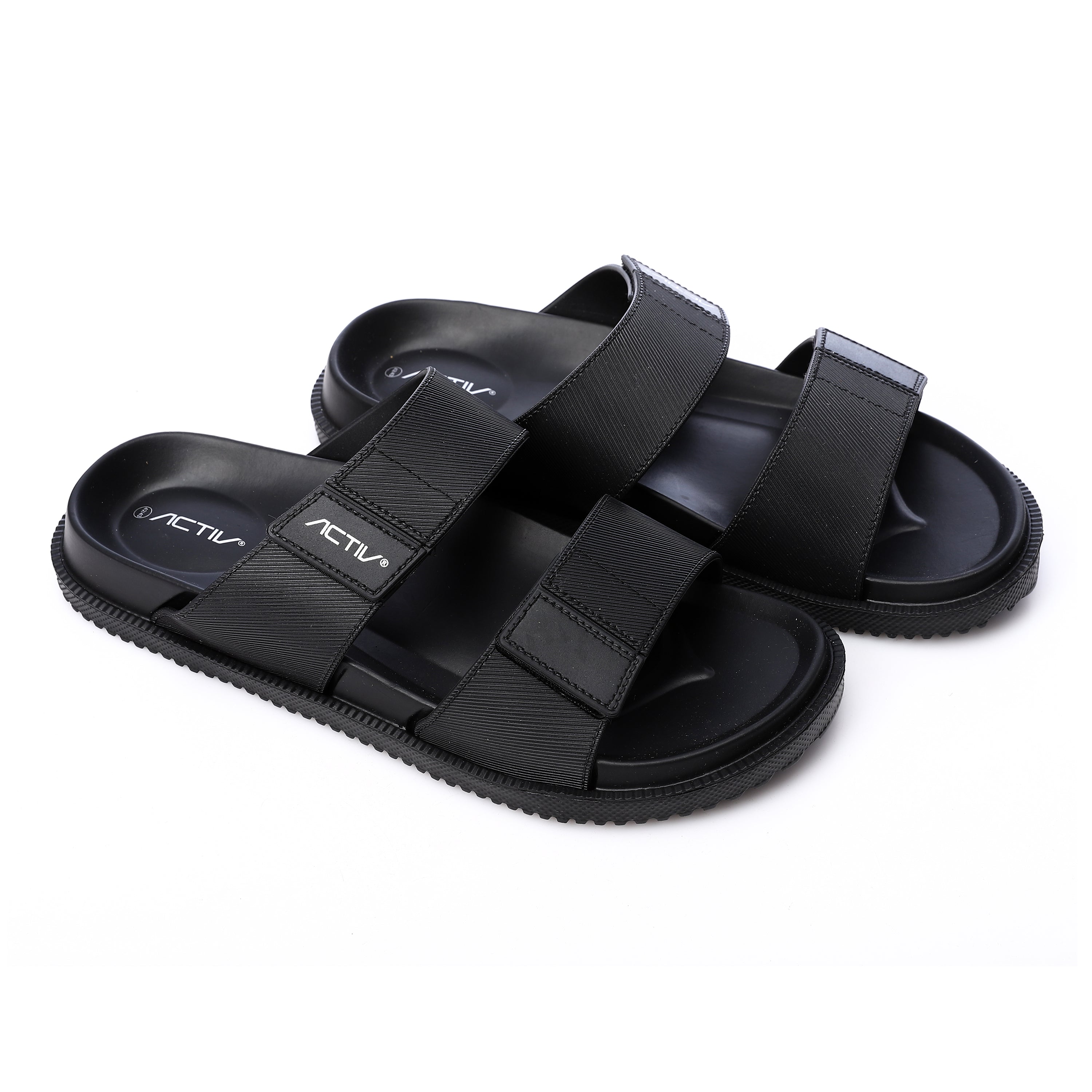 ACTIV MEN'S SLIPPER - BLACK