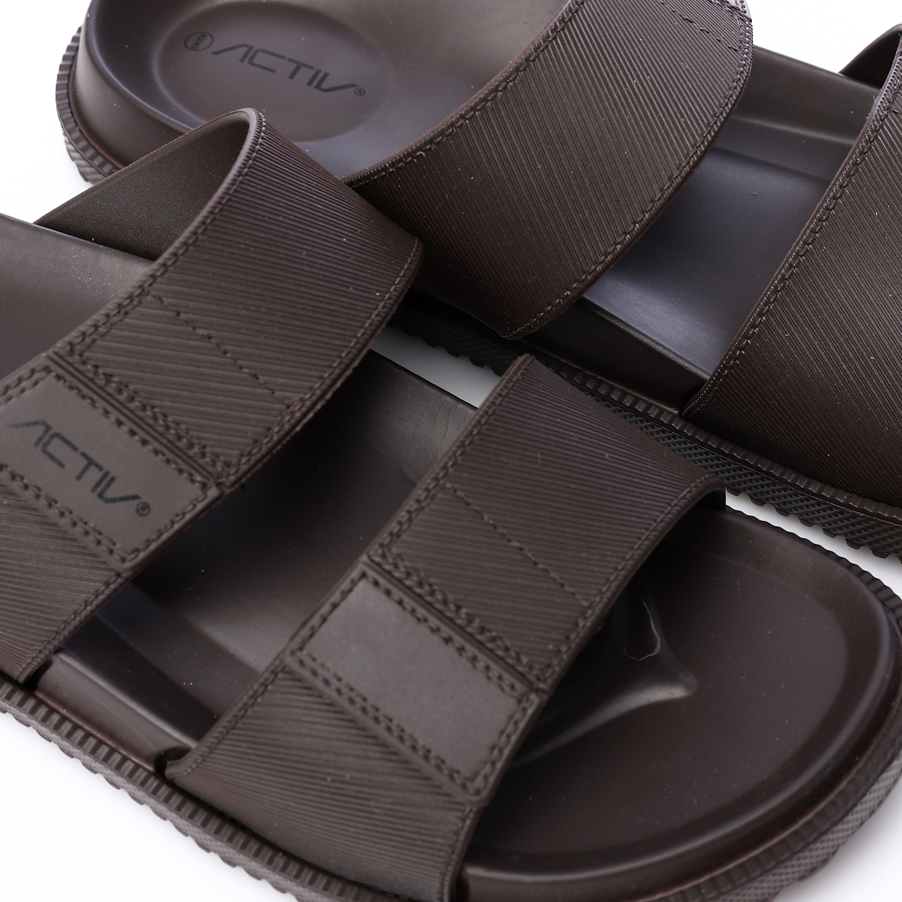 ACTIV MEN'S SLIPPER - BROWN