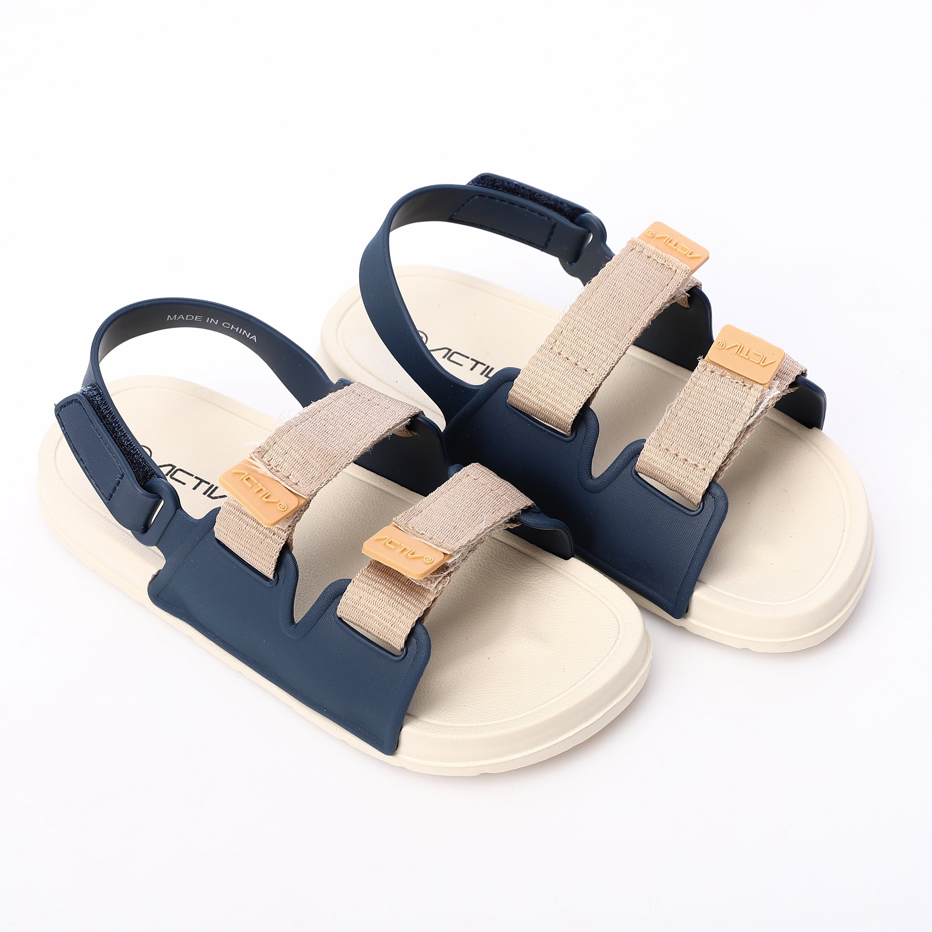 ACTIV INFANT SANDAL - NVY & BEIG