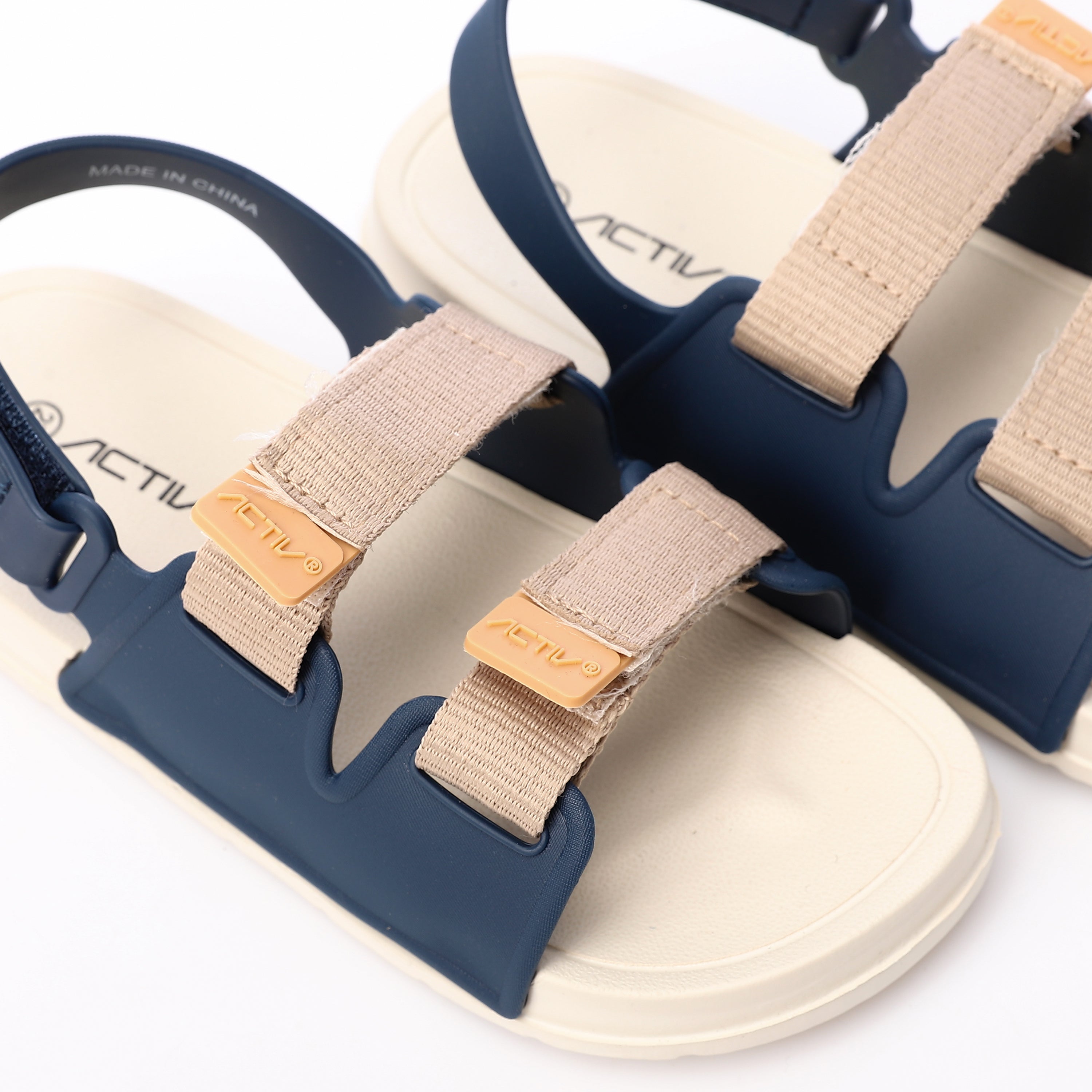 ACTIV INFANT SANDAL - NVY & BEIG