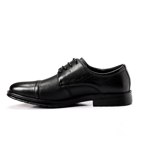 ACTIV MEN CLASSIC LEATHER SHOE - BLACK