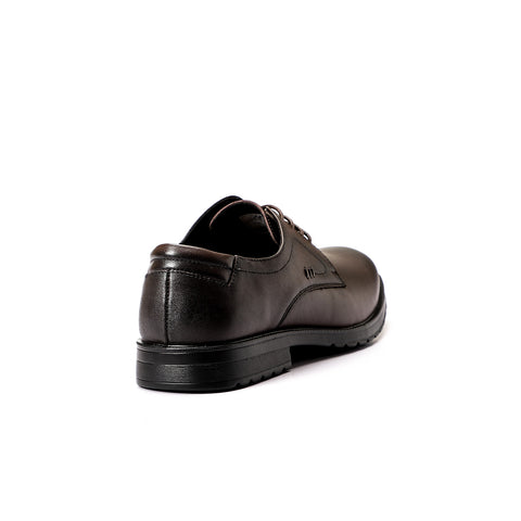 ACTIV MEN CLASSIC LEATHER SHOE - BROWN