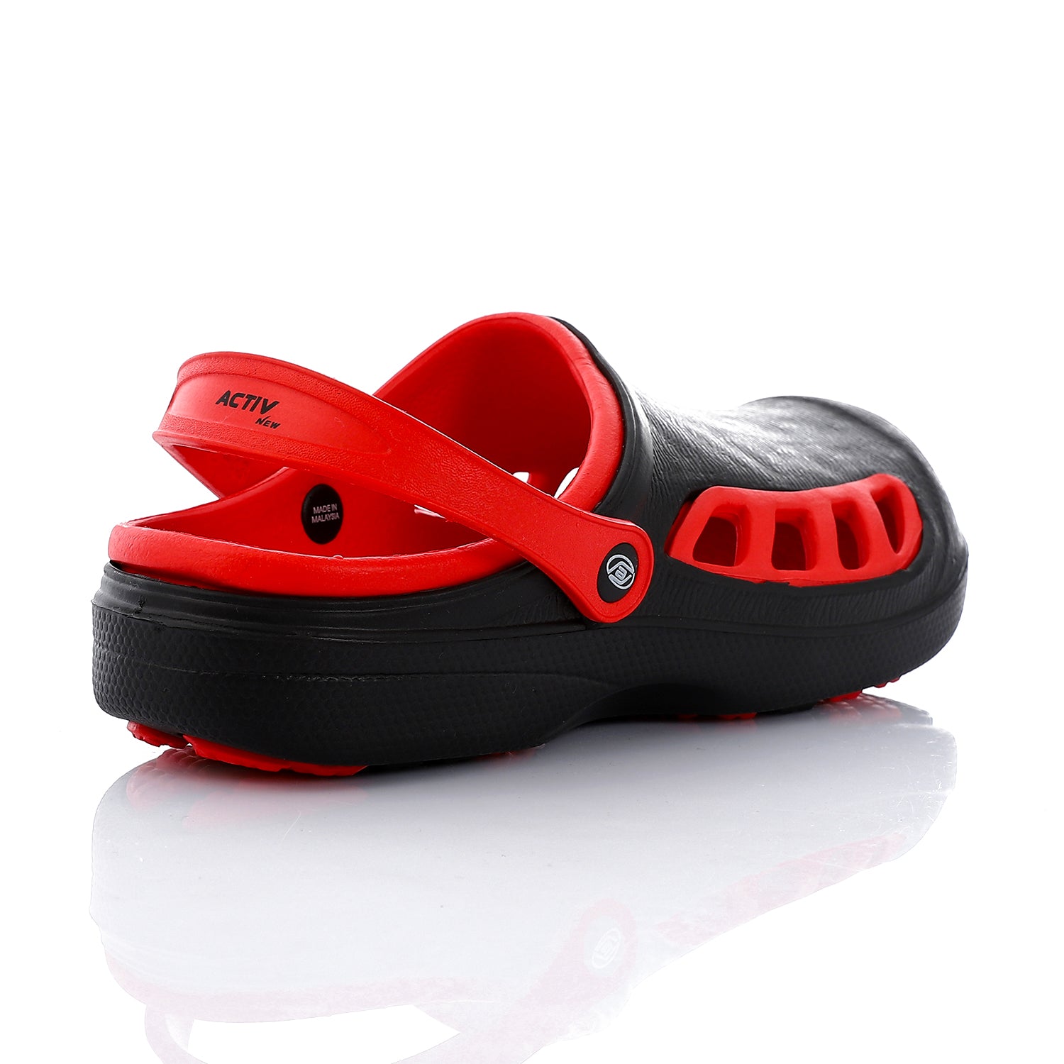ACTIV MEN'S CLOGS - BLK*RED