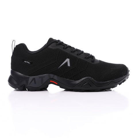 ACTIVNEW MEN'S TREKKING SHOES - BLACK