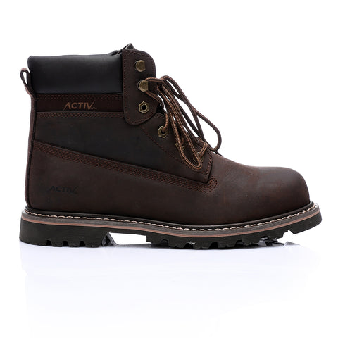 ACTIVNEW SAFETY BOOT SHOES - D.BROWN