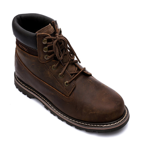 ACTIVNEW SAFETY BOOT SHOES - L.BROWN