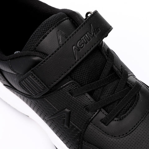 ACTIVNEW FASHION VELCRO SHOES - BLACK