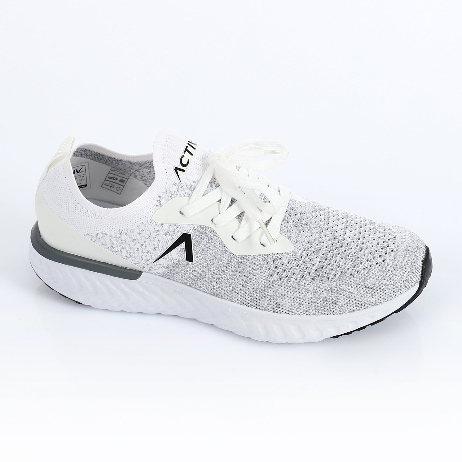 ACTIVNEW MEN'S SHOES - WHT & GREY